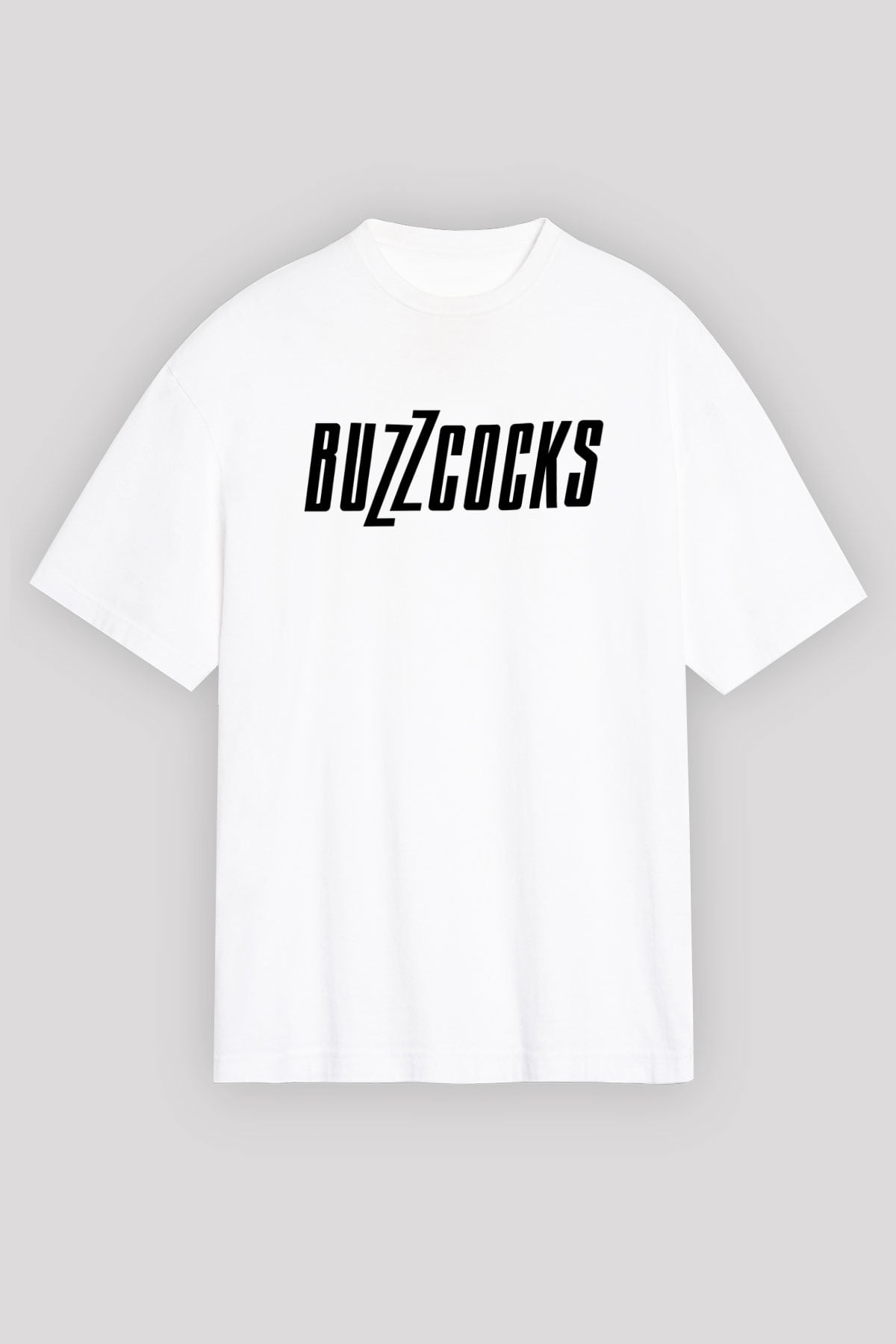 Buzzcocks Beyaz Unisex Oversize Tişört T-Shirt