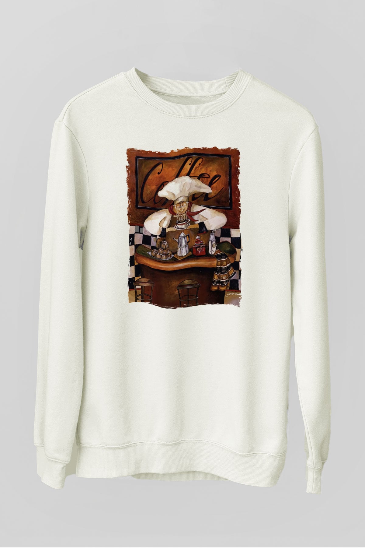 Cafe Beyaz Unisex Sweatshirt