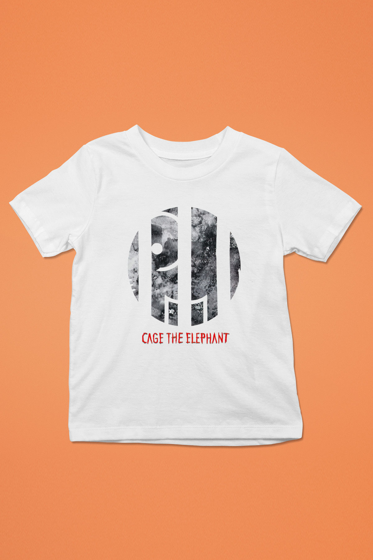 Cage the Elephant Baskılı Beyaz Unisex Çocuk Tişört