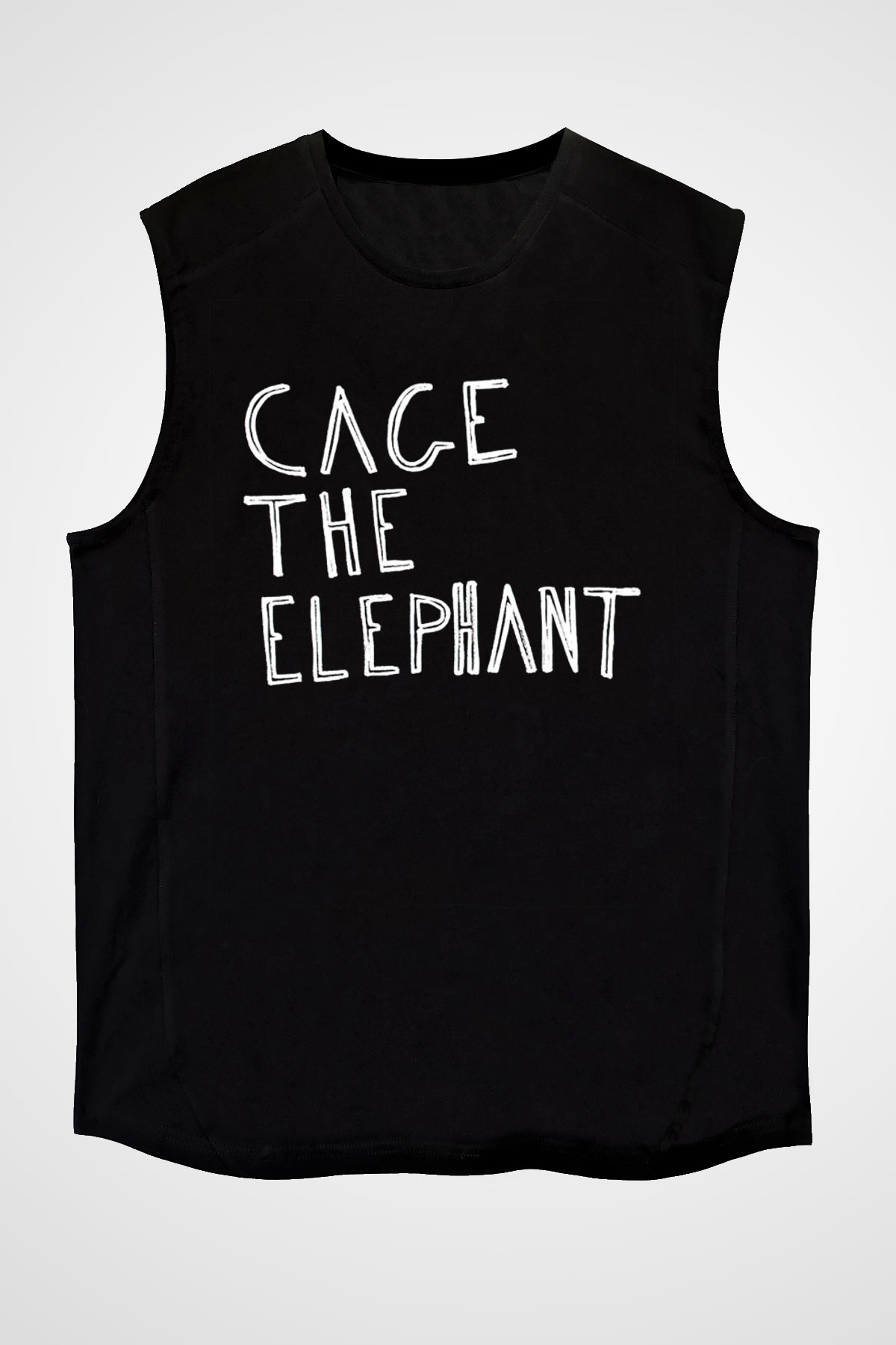 Cage the Elephant Siyah Unisex Kolsuz Tişört