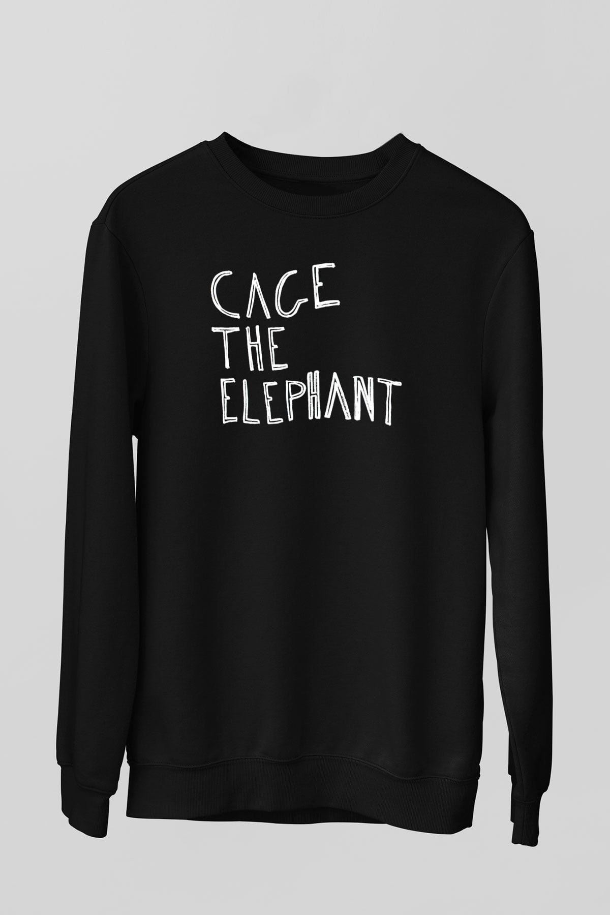 Cage the Elephant Siyah Unisex Sweatshirt
