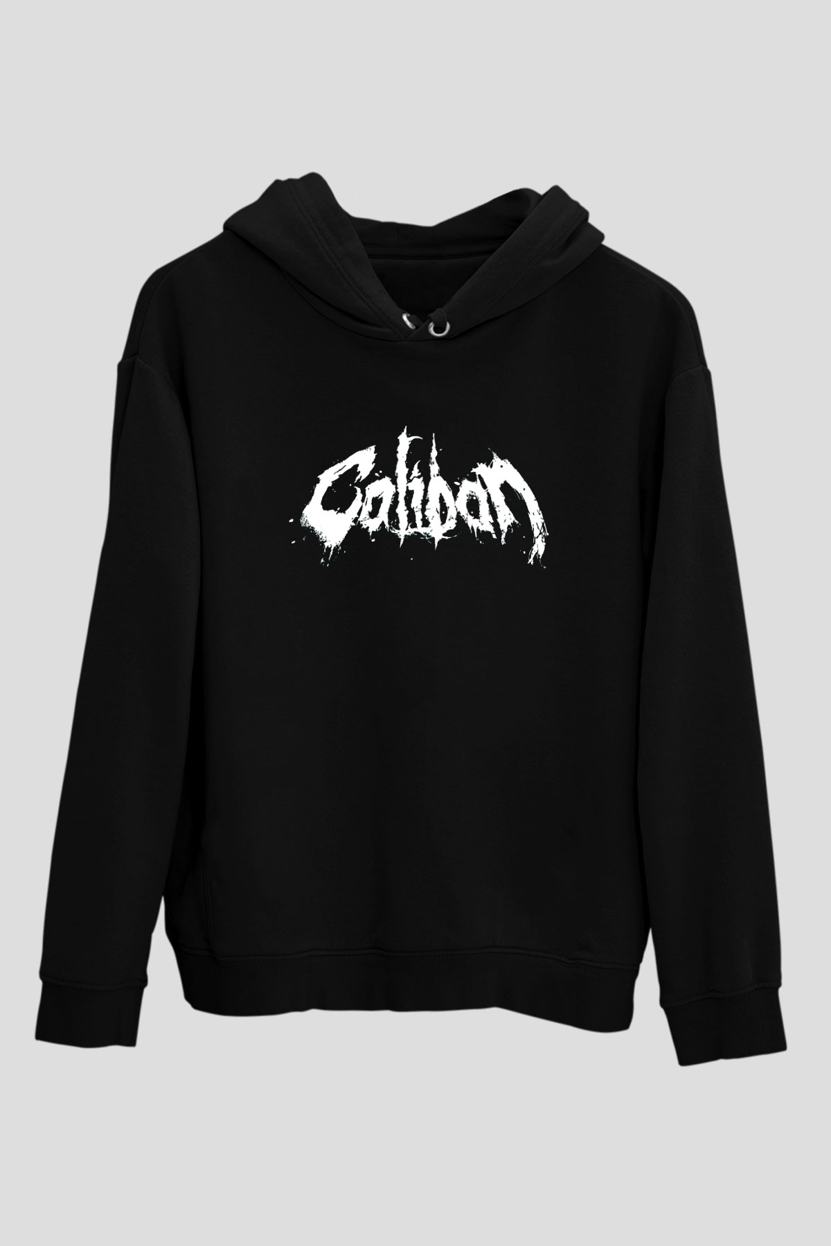 Caliban Siyah Unisex Kapüşonlu Sweatshirt