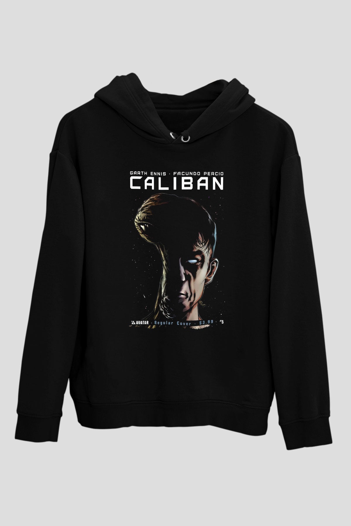 Caliban Siyah Unisex Kapüşonlu Sweatshirt