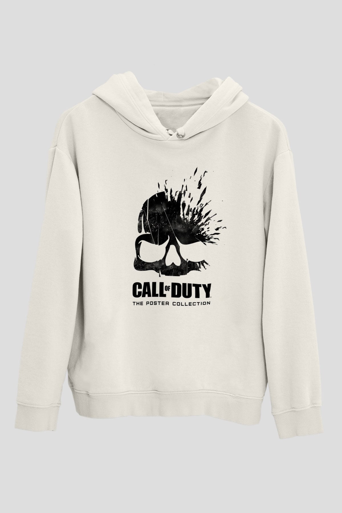 Call of Duty Beyaz Unisex Hoodie