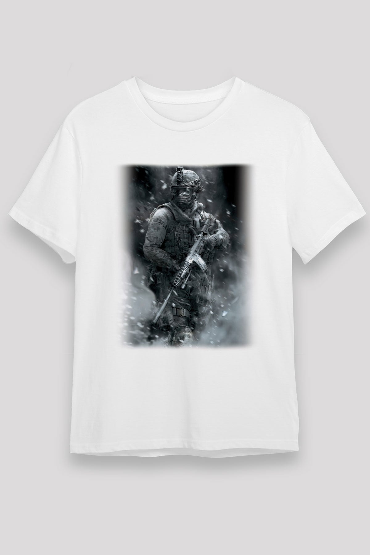 Call of Duty Beyaz Unisex Tişört T-Shirt
