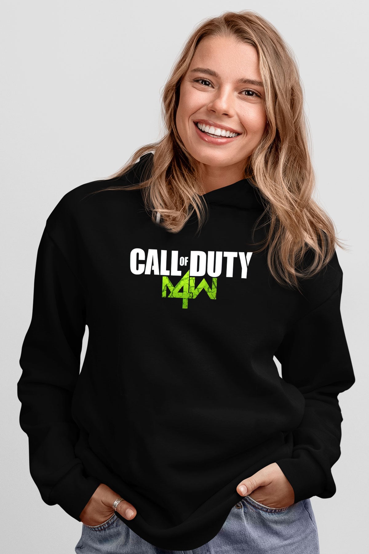 Call of Duty Siyah Unisex Hoodie