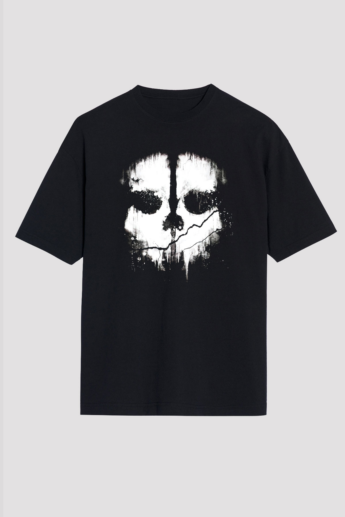 Call of Duty Siyah Unisex Oversize Tişört T-Shirt