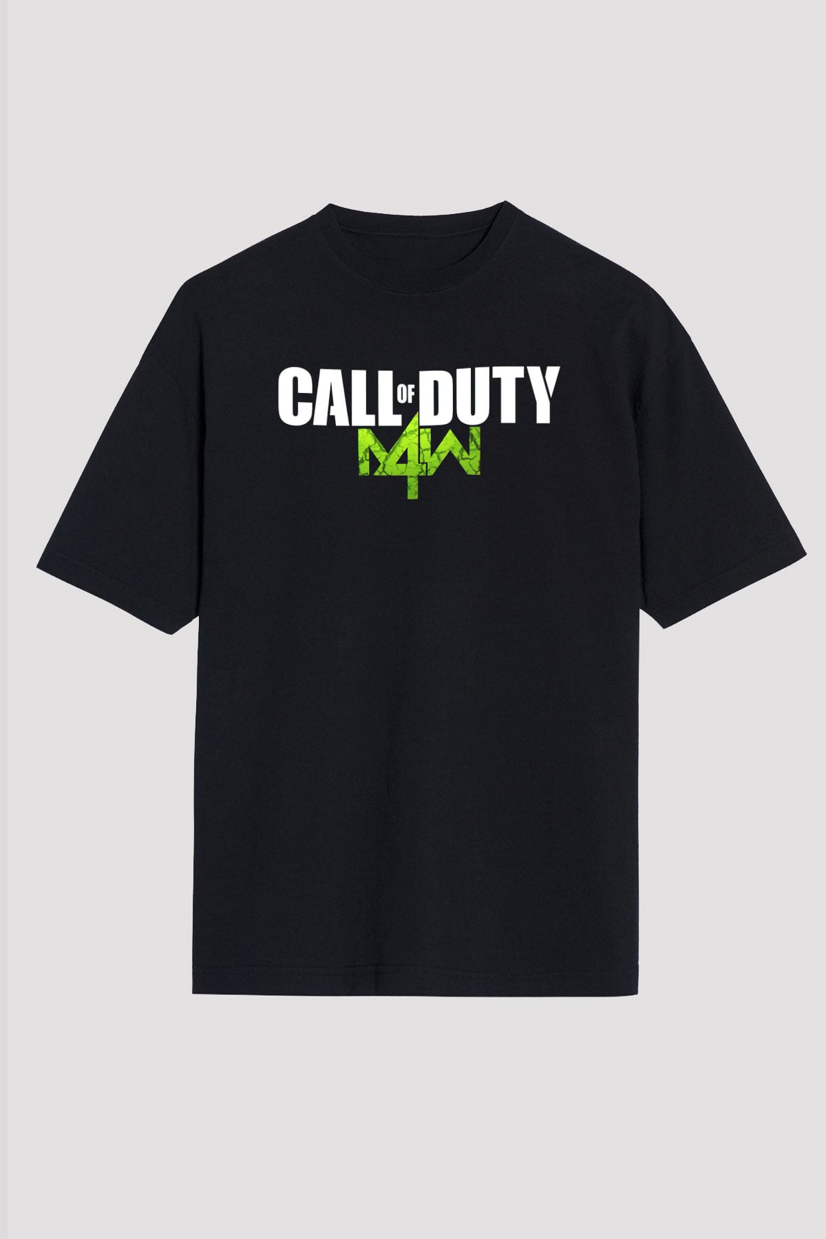 Call of Duty Siyah Unisex Oversize Tişört T-Shirt