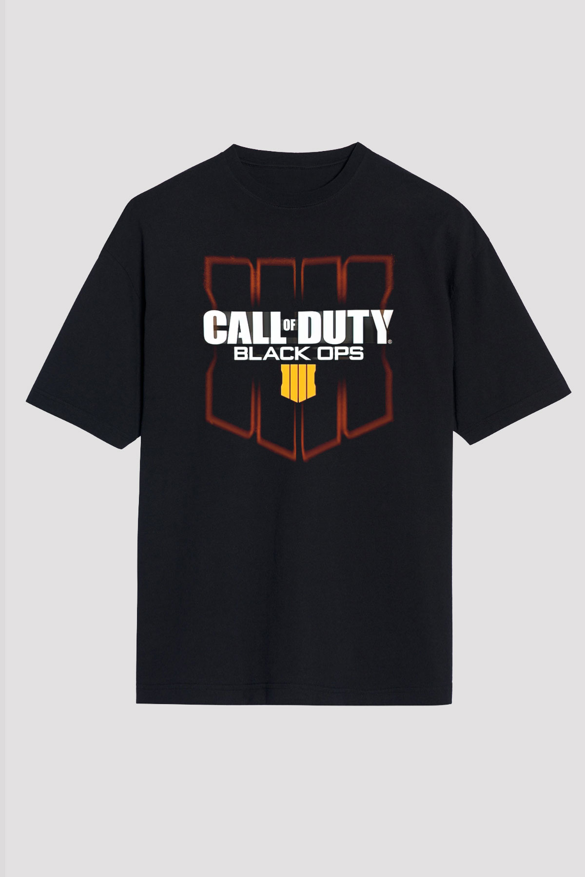 Call of Duty Siyah Unisex Oversize Tişört T-Shirt