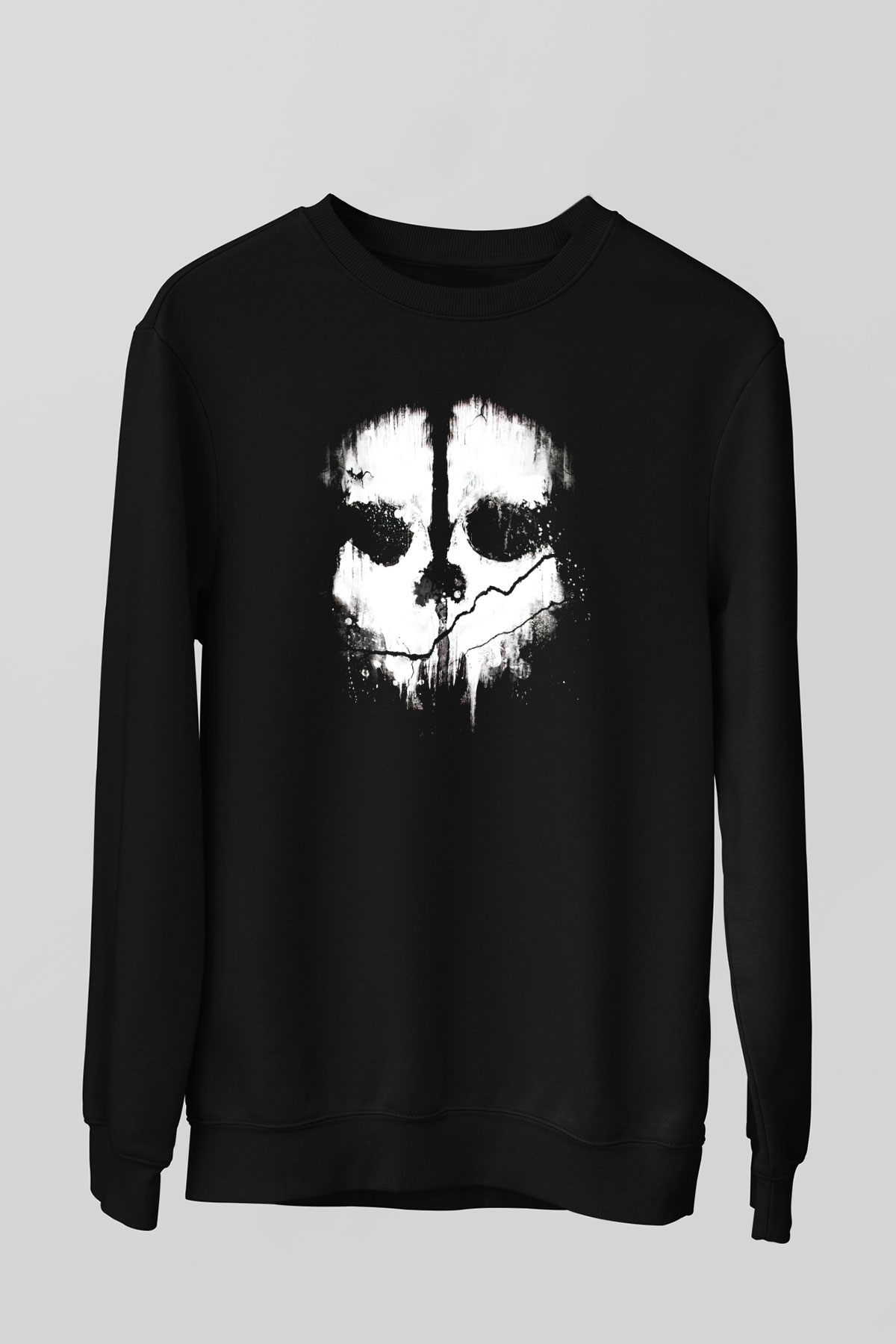 Call of Duty Siyah Unisex Sweatshirt