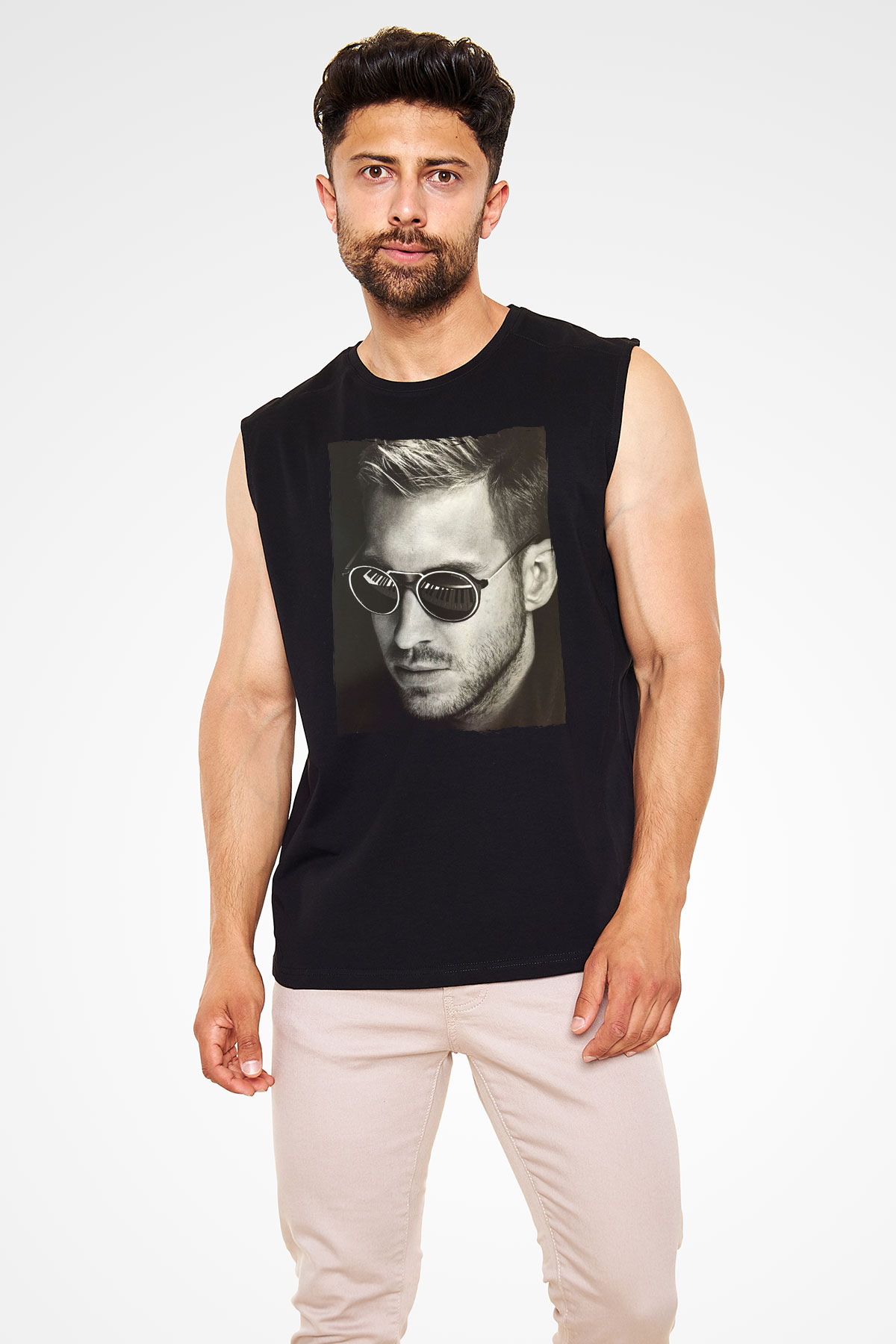 Calvin Harris Siyah Unisex Kolsuz Tişört