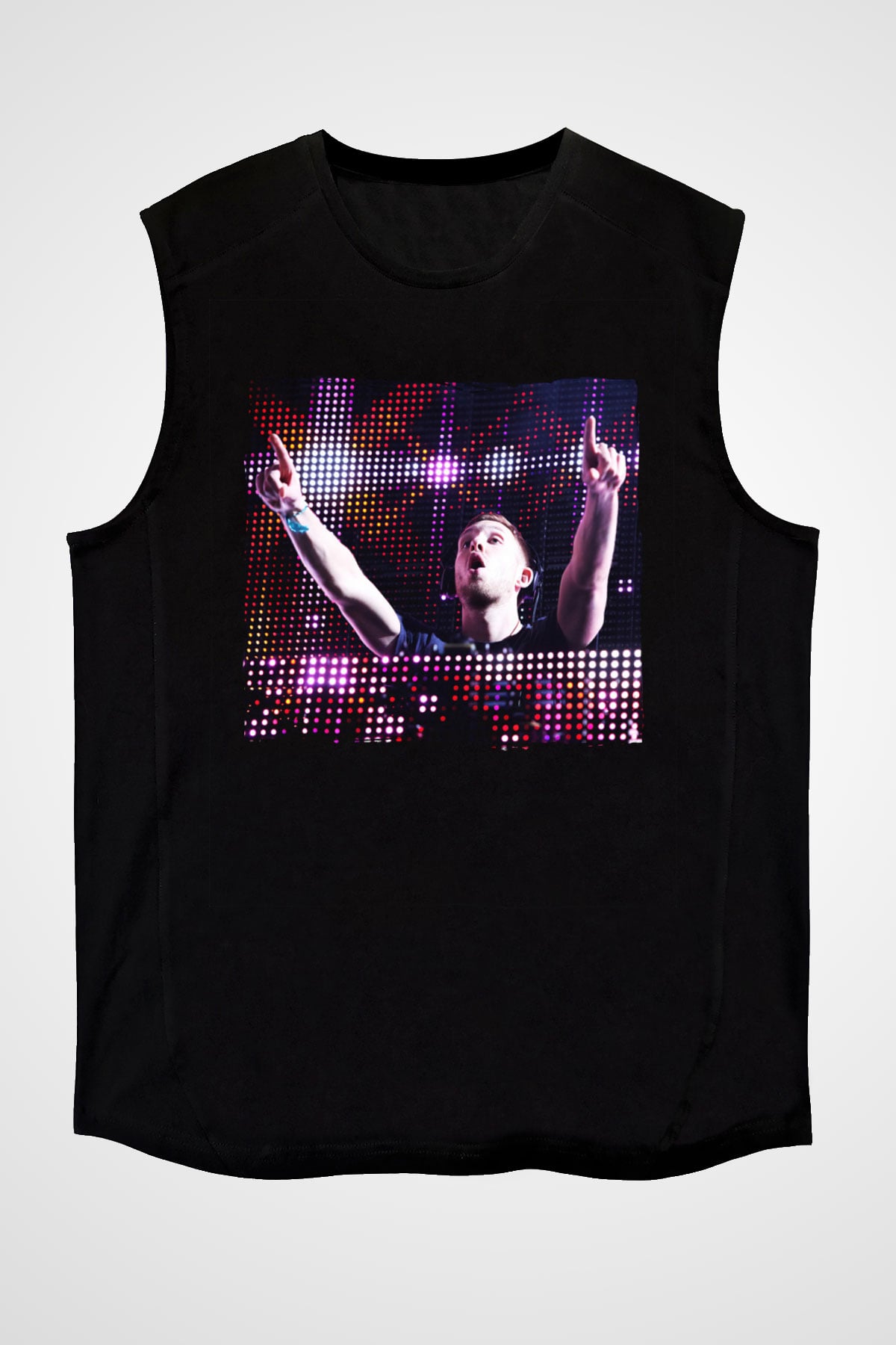 Calvin Harris Siyah Unisex Kolsuz Tişört