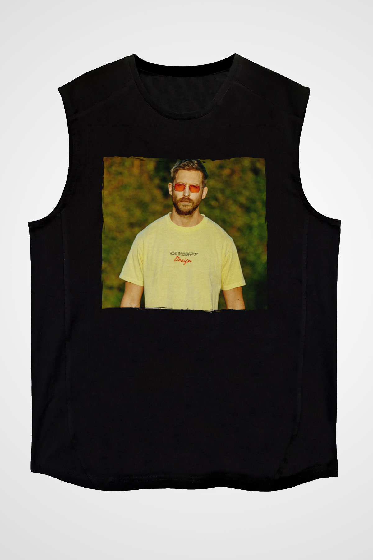Calvin Harris Siyah Unisex Kolsuz Tişört