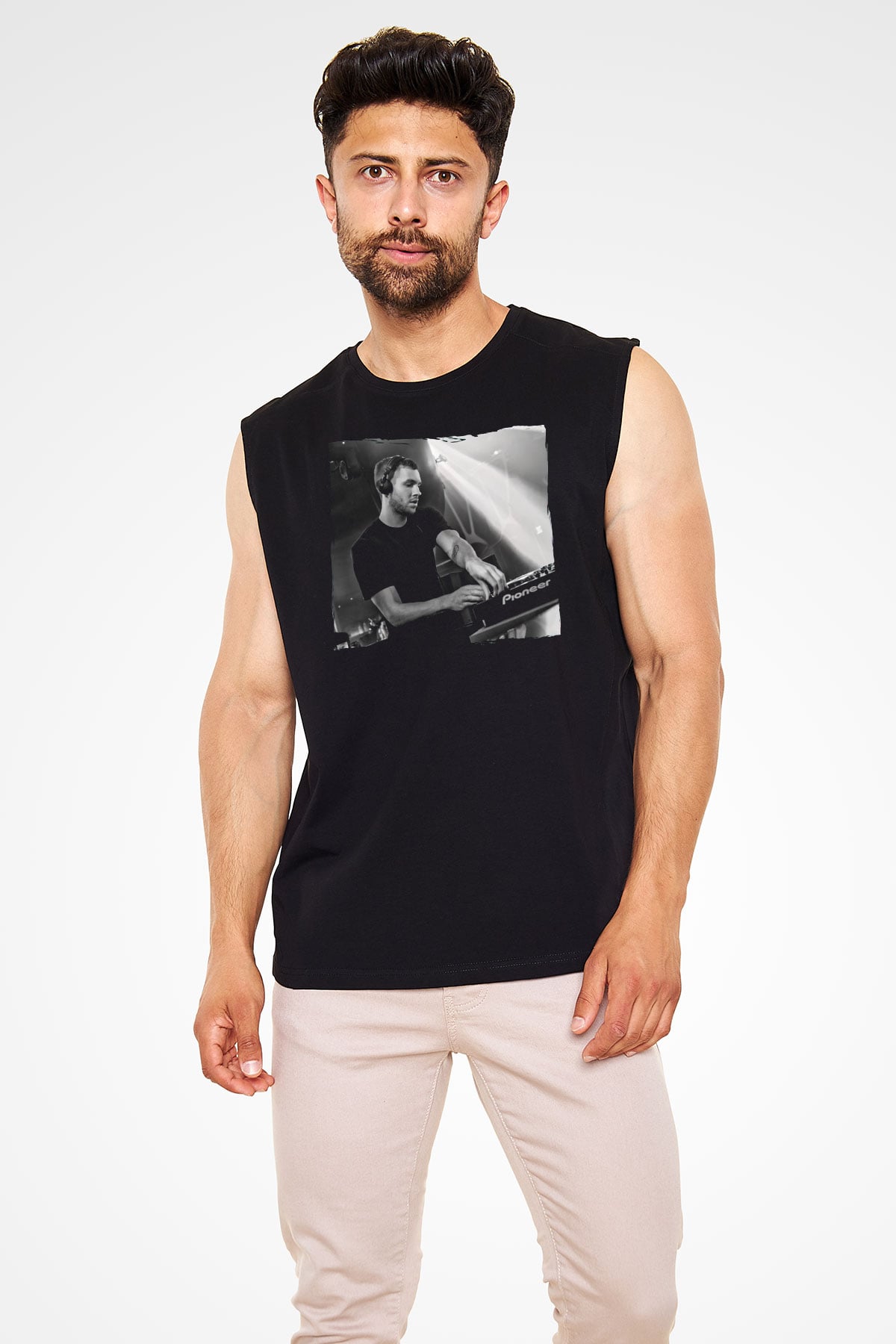 Calvin Harris Siyah Unisex Kolsuz Tişört