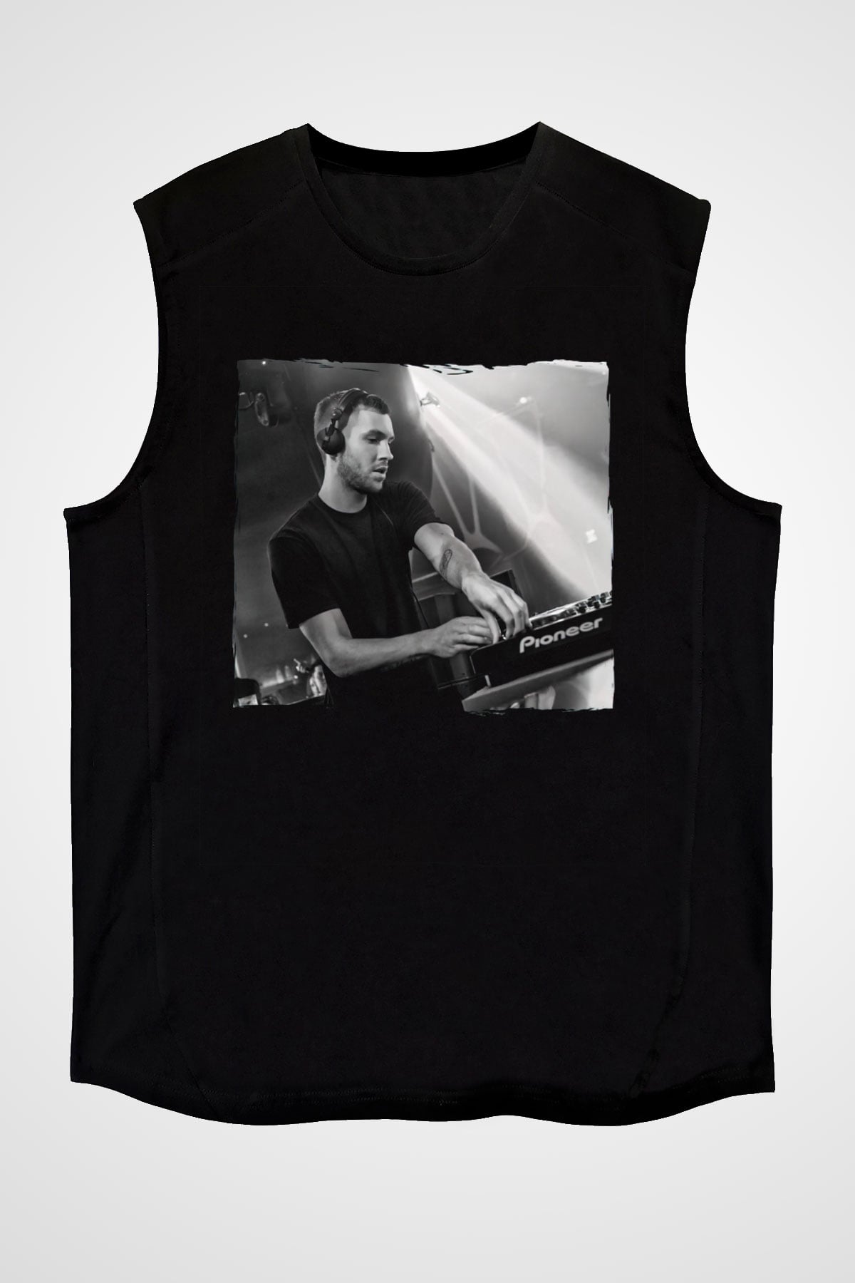Calvin Harris Siyah Unisex Kolsuz Tişört