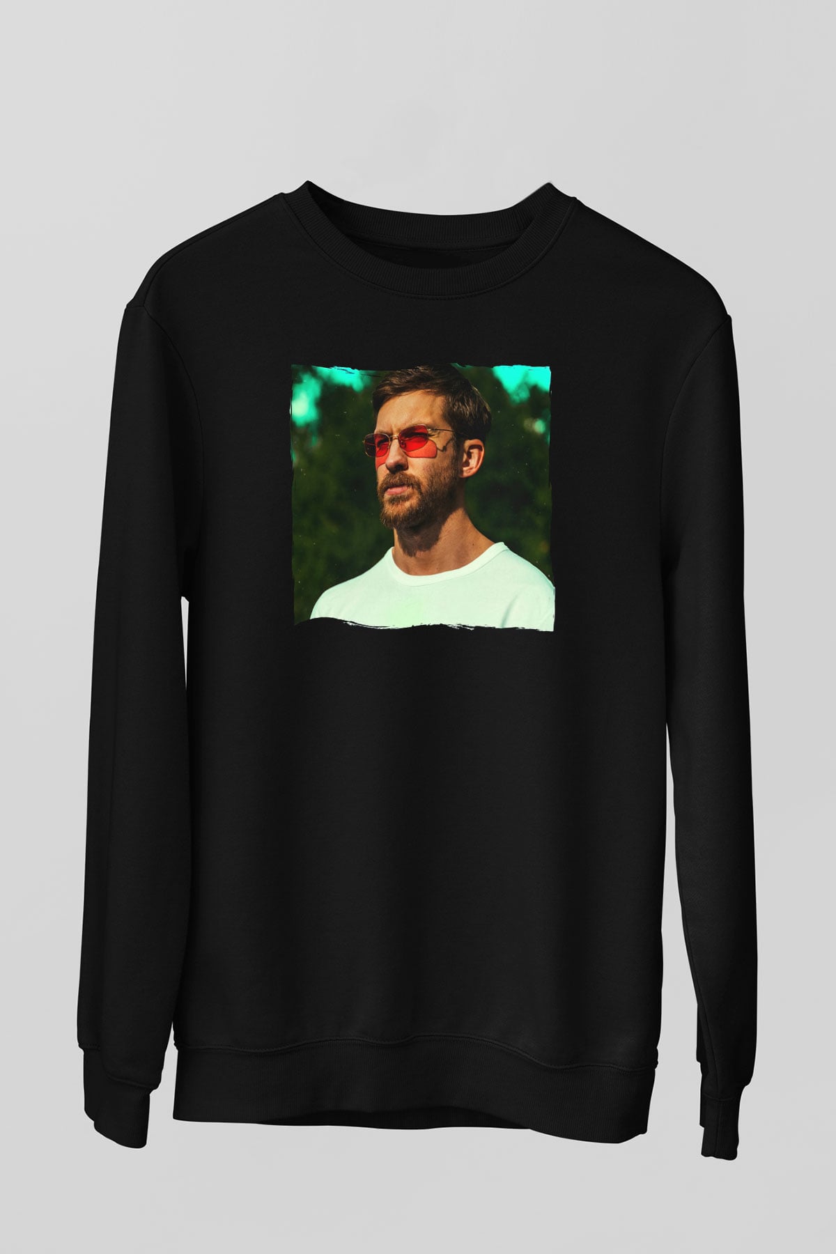 Calvin Harris Siyah Unisex Sweatshirt