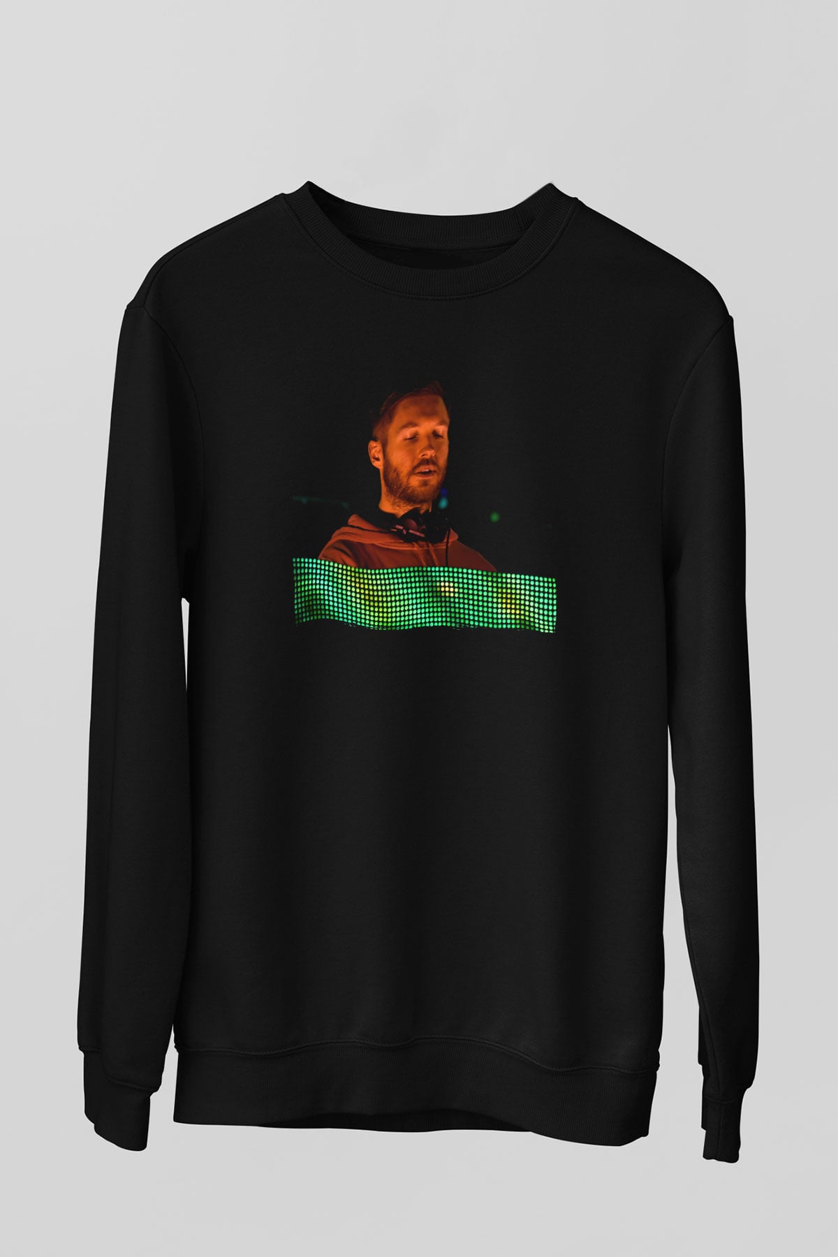 Calvin Harris Siyah Unisex Sweatshirt