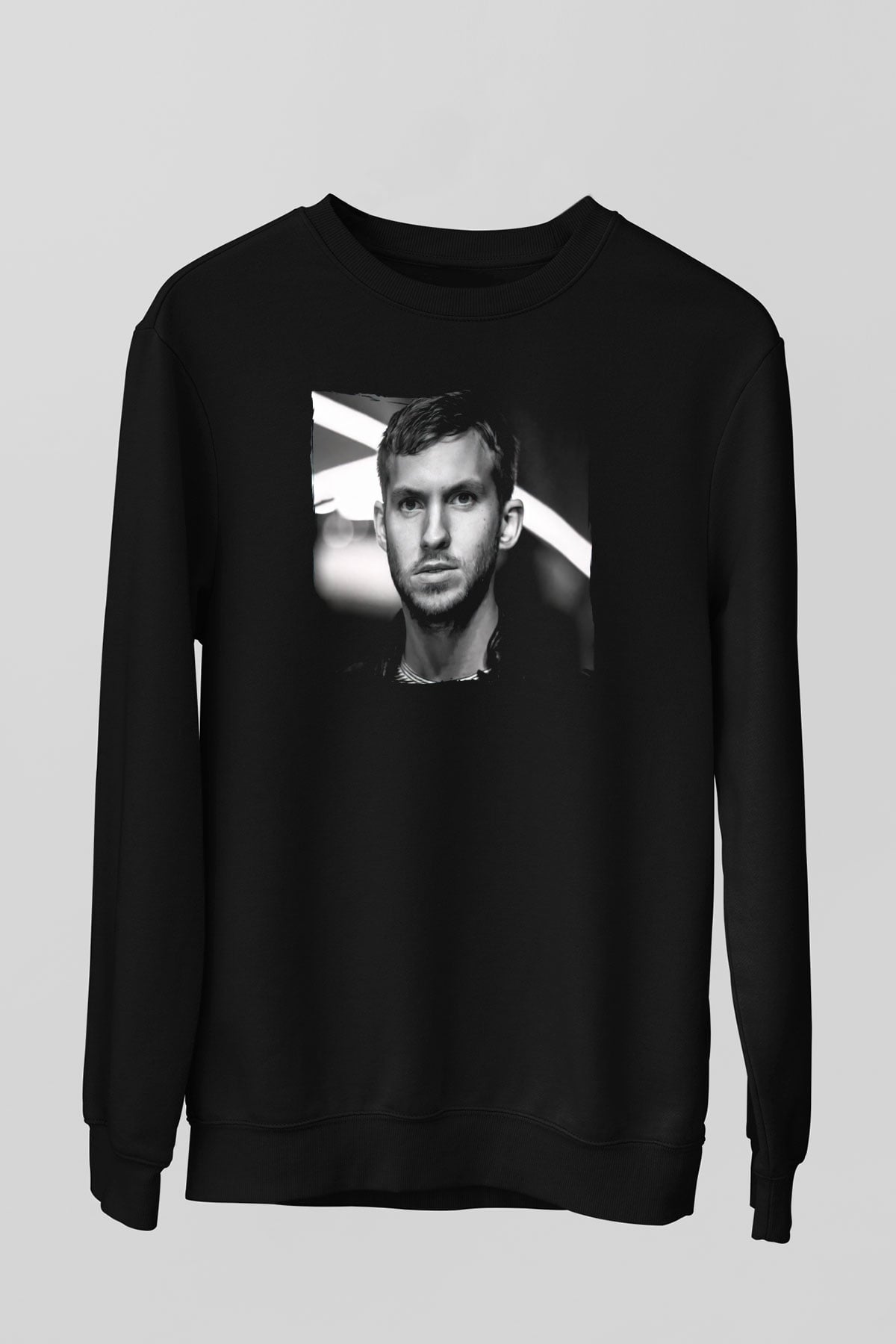 Calvin Harris Siyah Unisex Sweatshirt