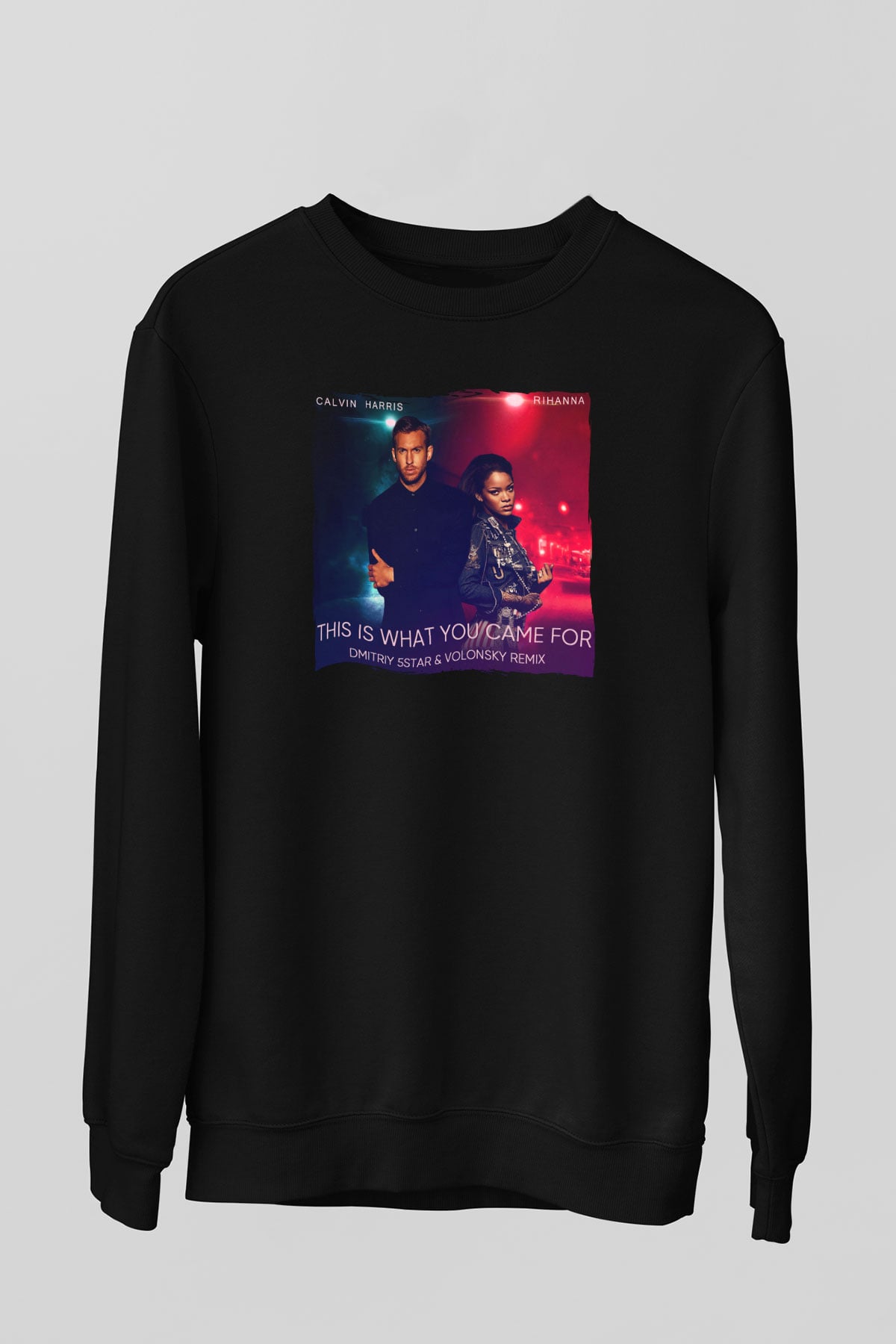 Calvin Harris Siyah Unisex Sweatshirt