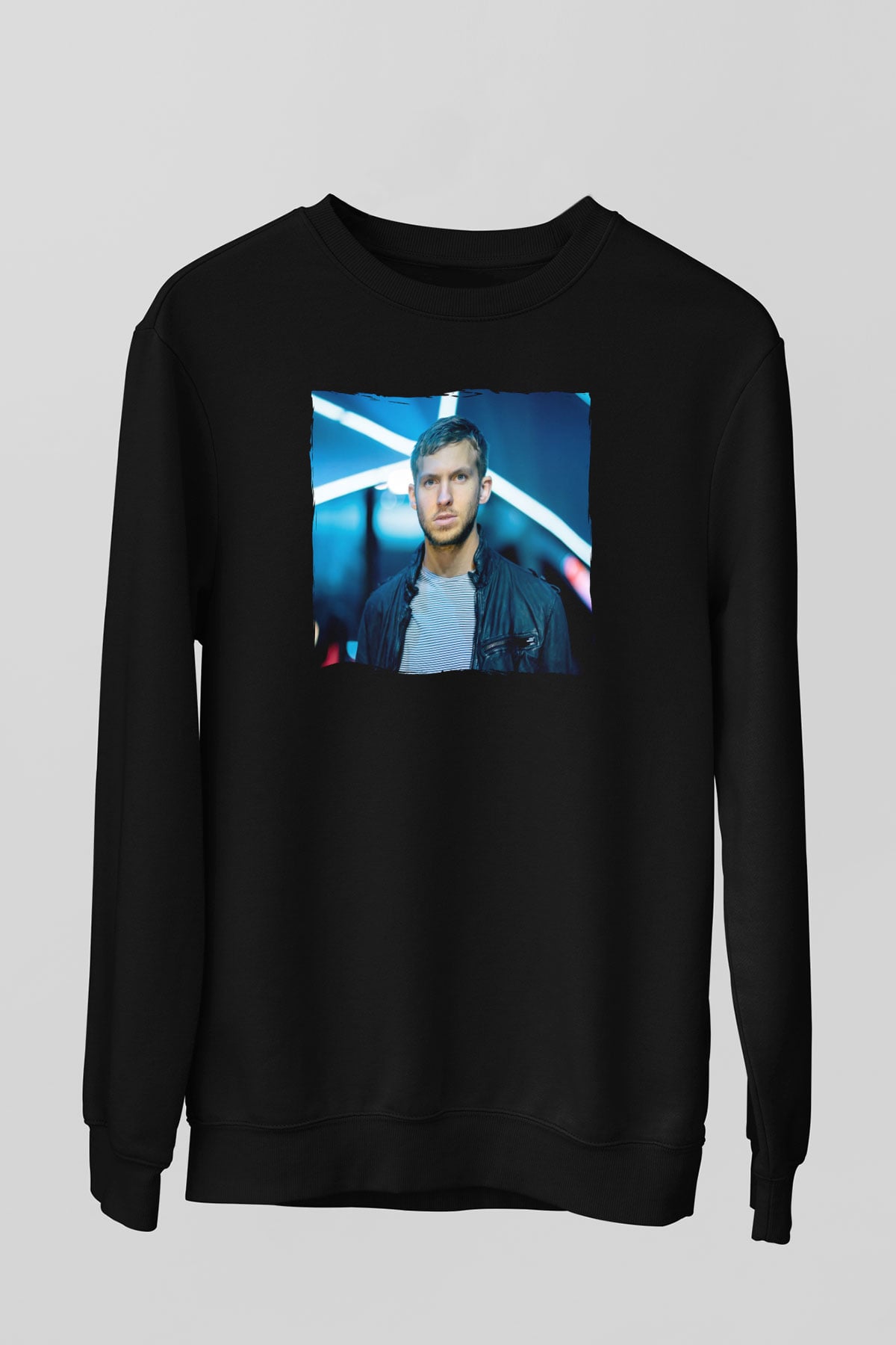 Calvin Harris Siyah Unisex Sweatshirt