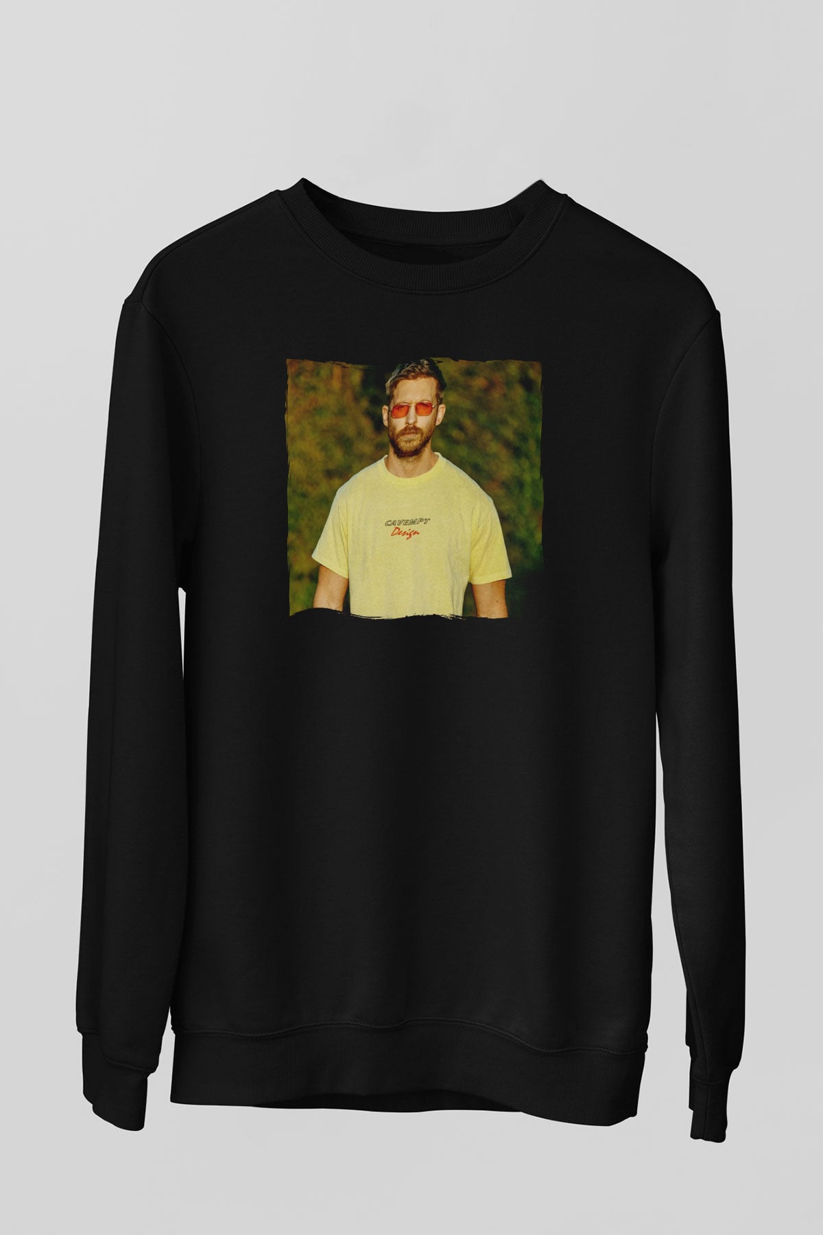 Calvin Harris Siyah Unisex Sweatshirt