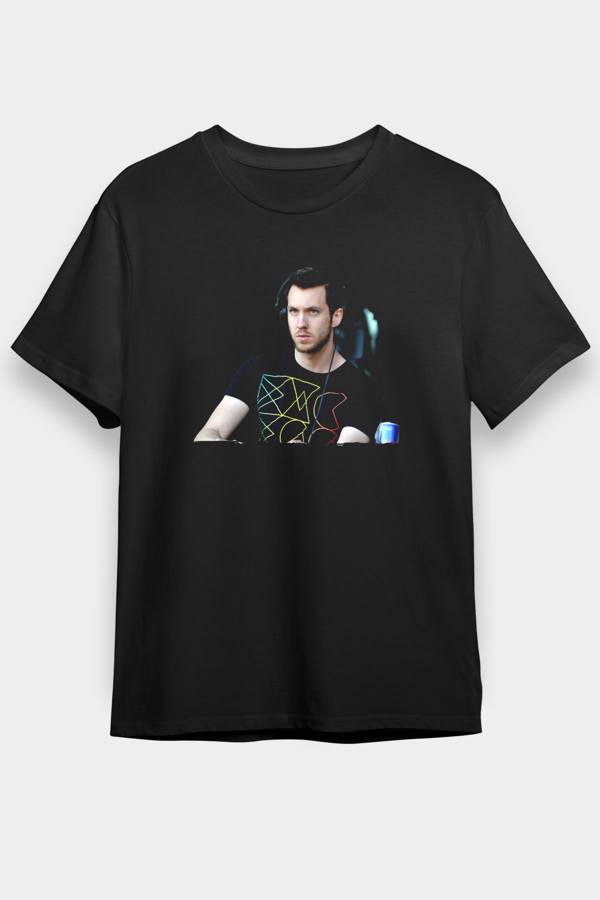 Calvin Harris Siyah Unisex Tişört T-Shirt - TişörtFabrikası