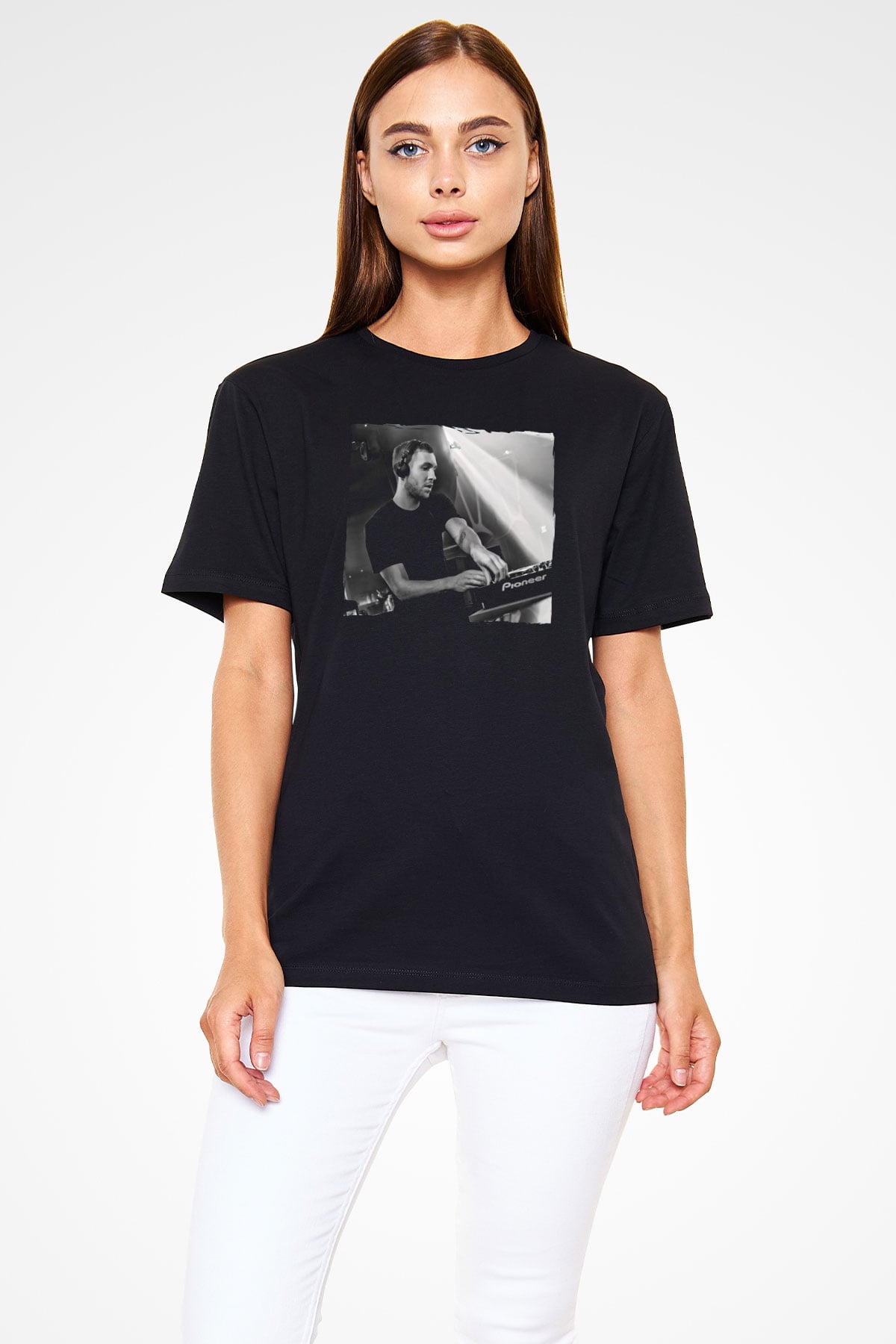 Calvin Harris Siyah Unisex Tişört T-Shirt - TişörtFabrikası