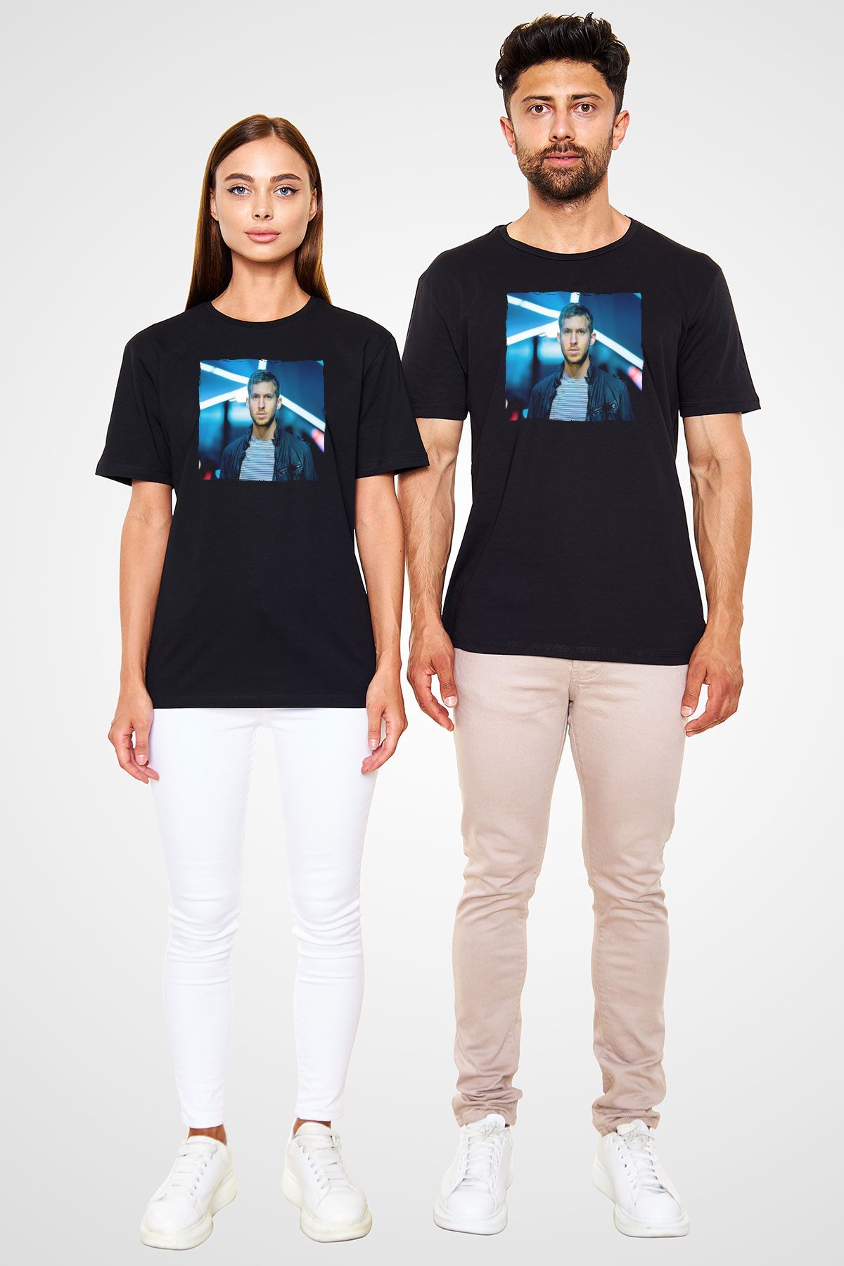 Calvin Harris Siyah Unisex Tişört T-Shirt - TişörtFabrikası