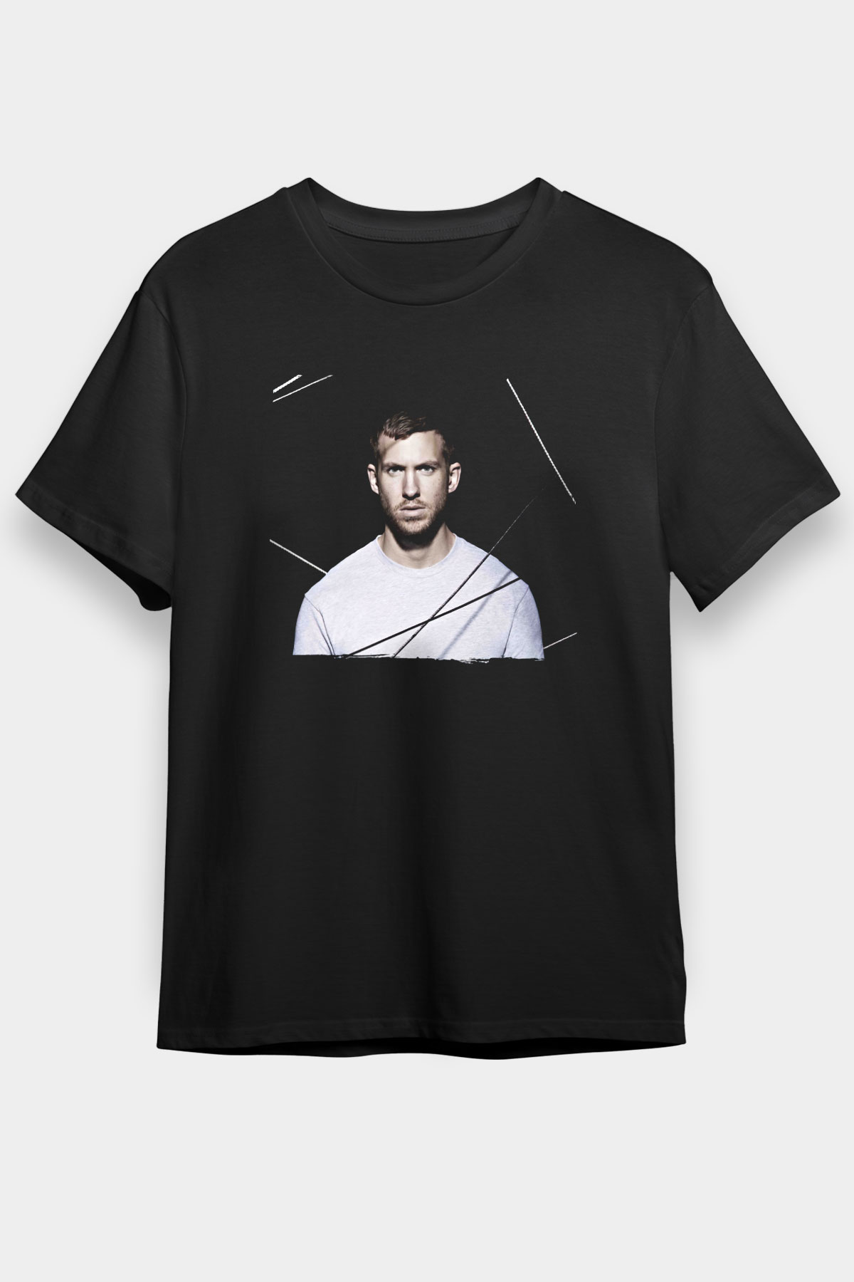 Calvin Harris Siyah Unisex Tişört T-Shirt - TişörtFabrikası