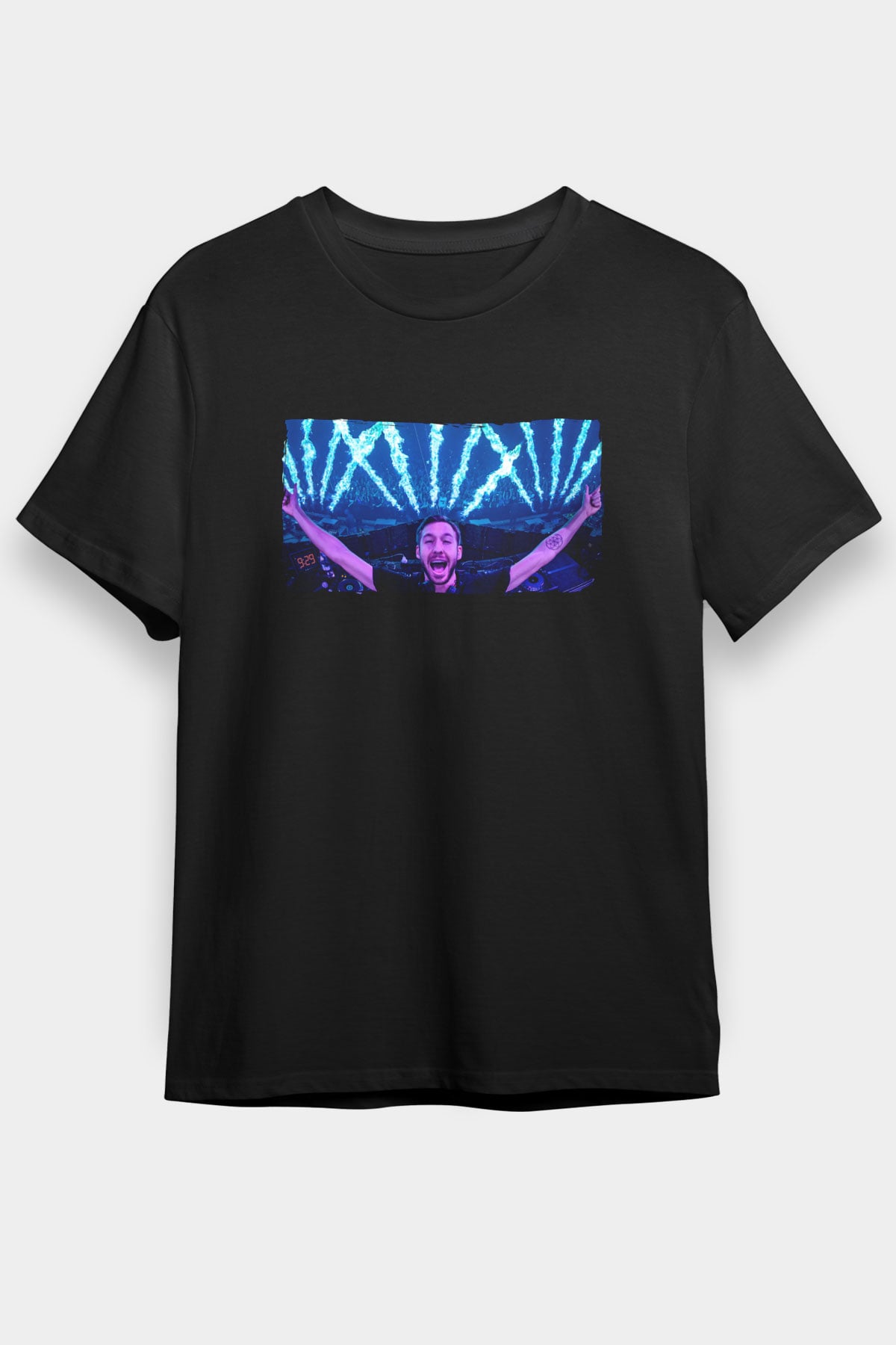 Calvin Harris Siyah Unisex Tişört T-Shirt - TişörtFabrikası