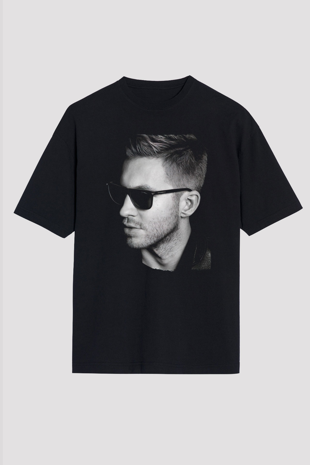 Calvin Harris Siyah Unisex Tişört T-Shirt - TişörtFabrikası