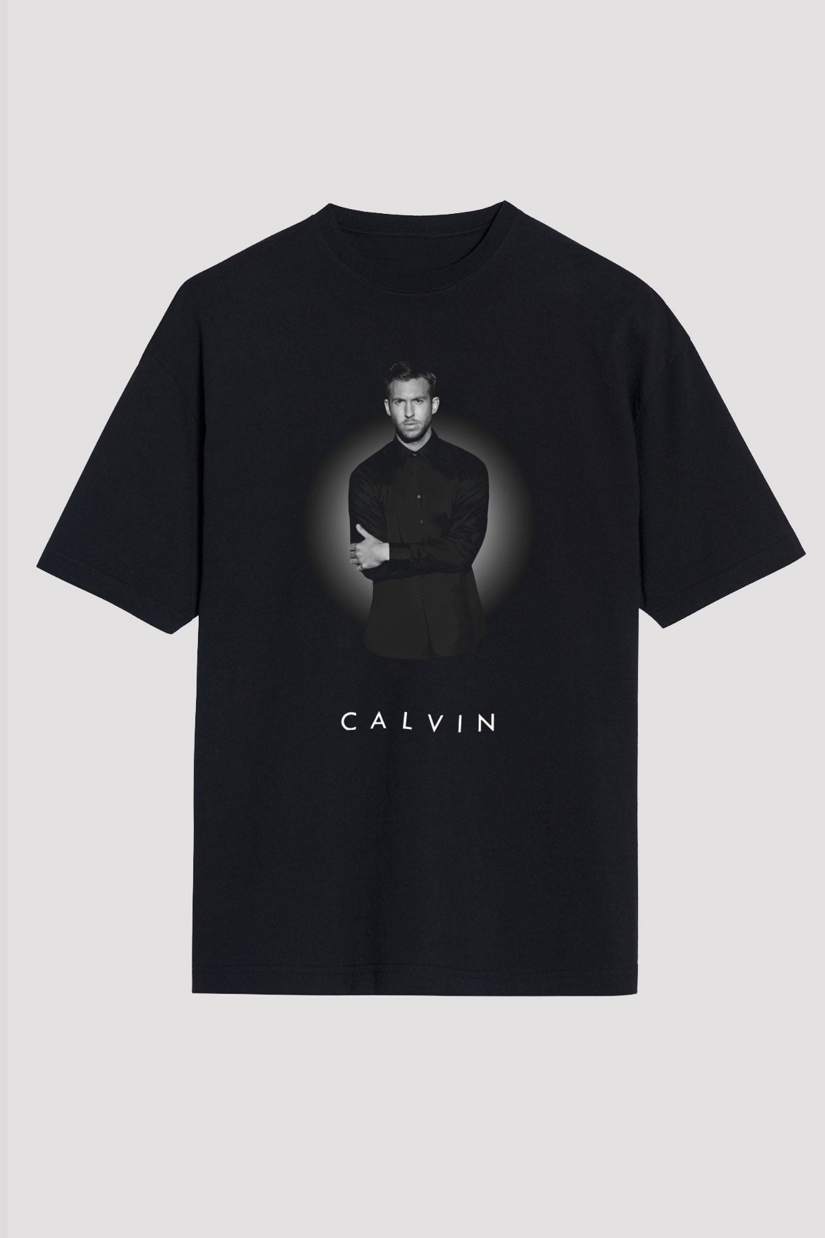 Calvin Harris Siyah Unisex Tişört T-Shirt - TişörtFabrikası