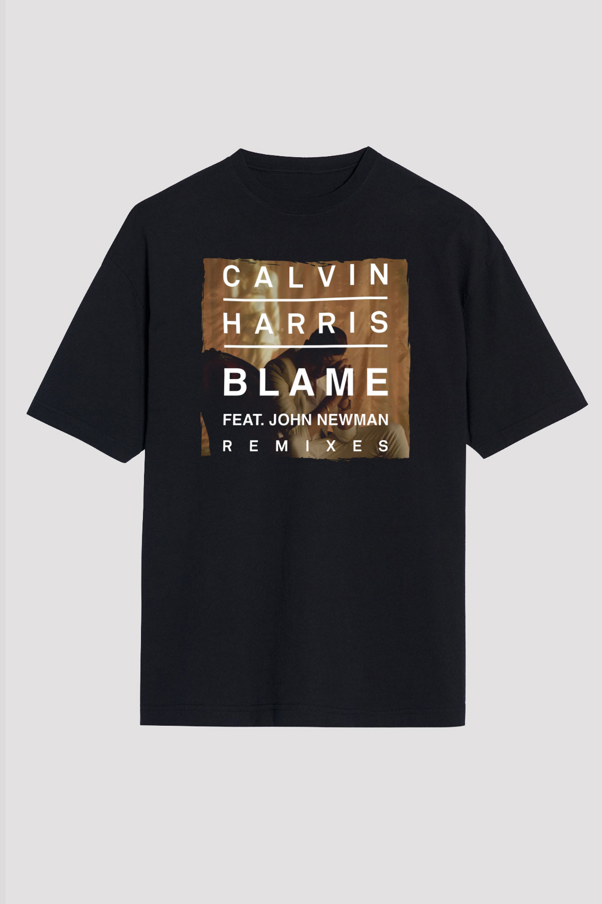 Calvin Harris Siyah Unisex Tişört T-Shirt - TişörtFabrikası