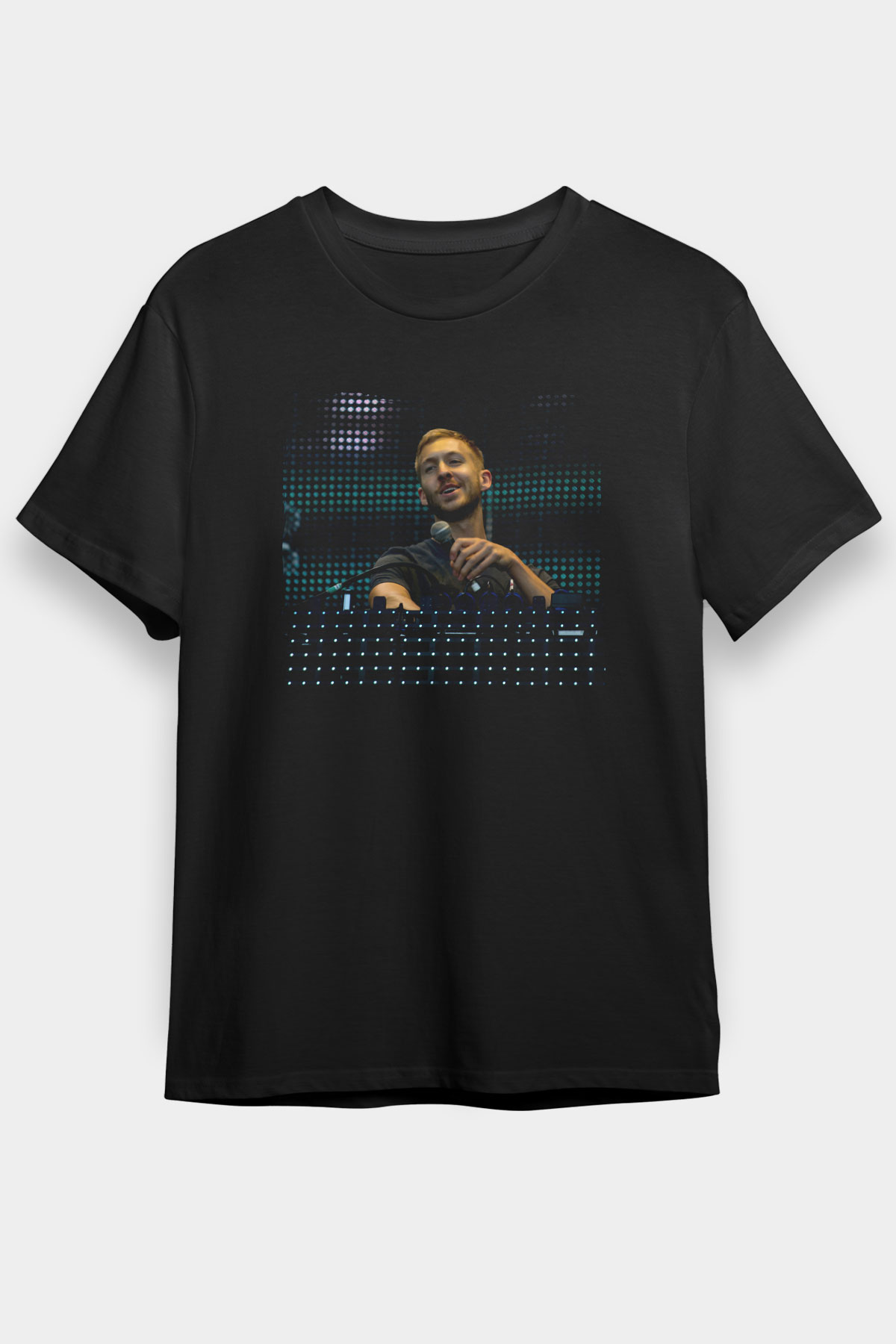 Calvin Harris Siyah Unisex Tişört T-Shirt - TişörtFabrikası