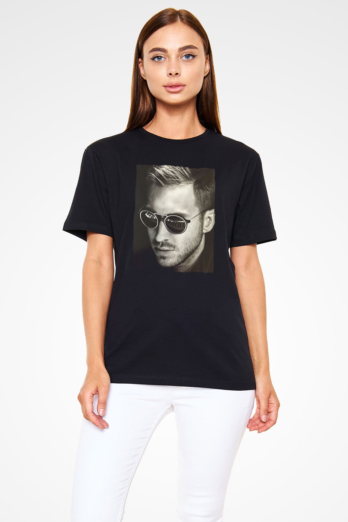 Calvin Harris Siyah Unisex Tişört T-Shirt - TişörtFabrikası