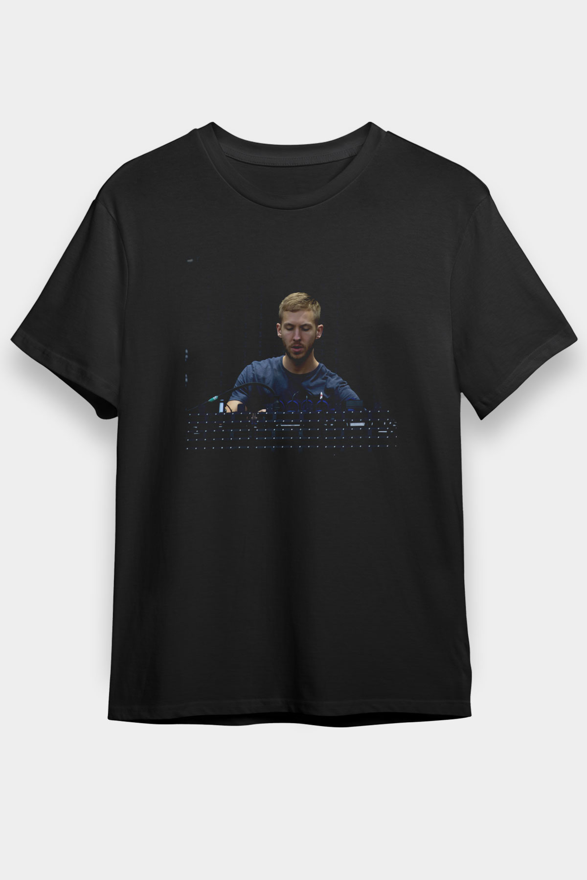 Calvin Harris Siyah Unisex Tişört T-Shirt - TişörtFabrikası