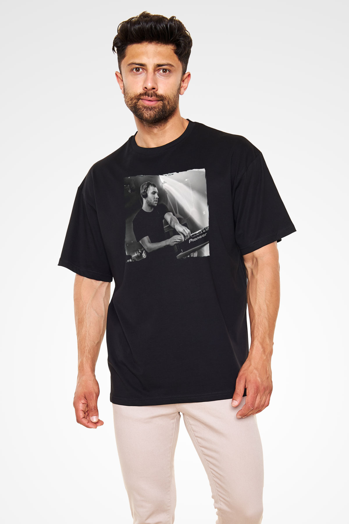 Calvin Harris Siyah Unisex Tişört T-Shirt - TişörtFabrikası