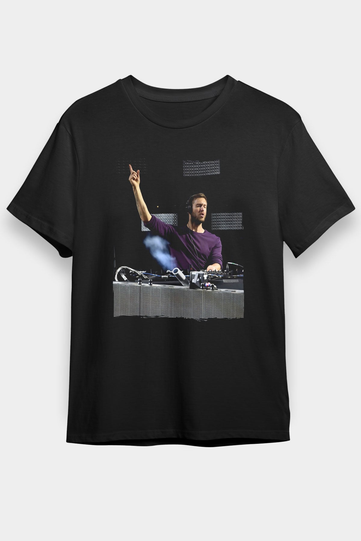 Calvin Harris Siyah Unisex Tişört T-Shirt - TişörtFabrikası