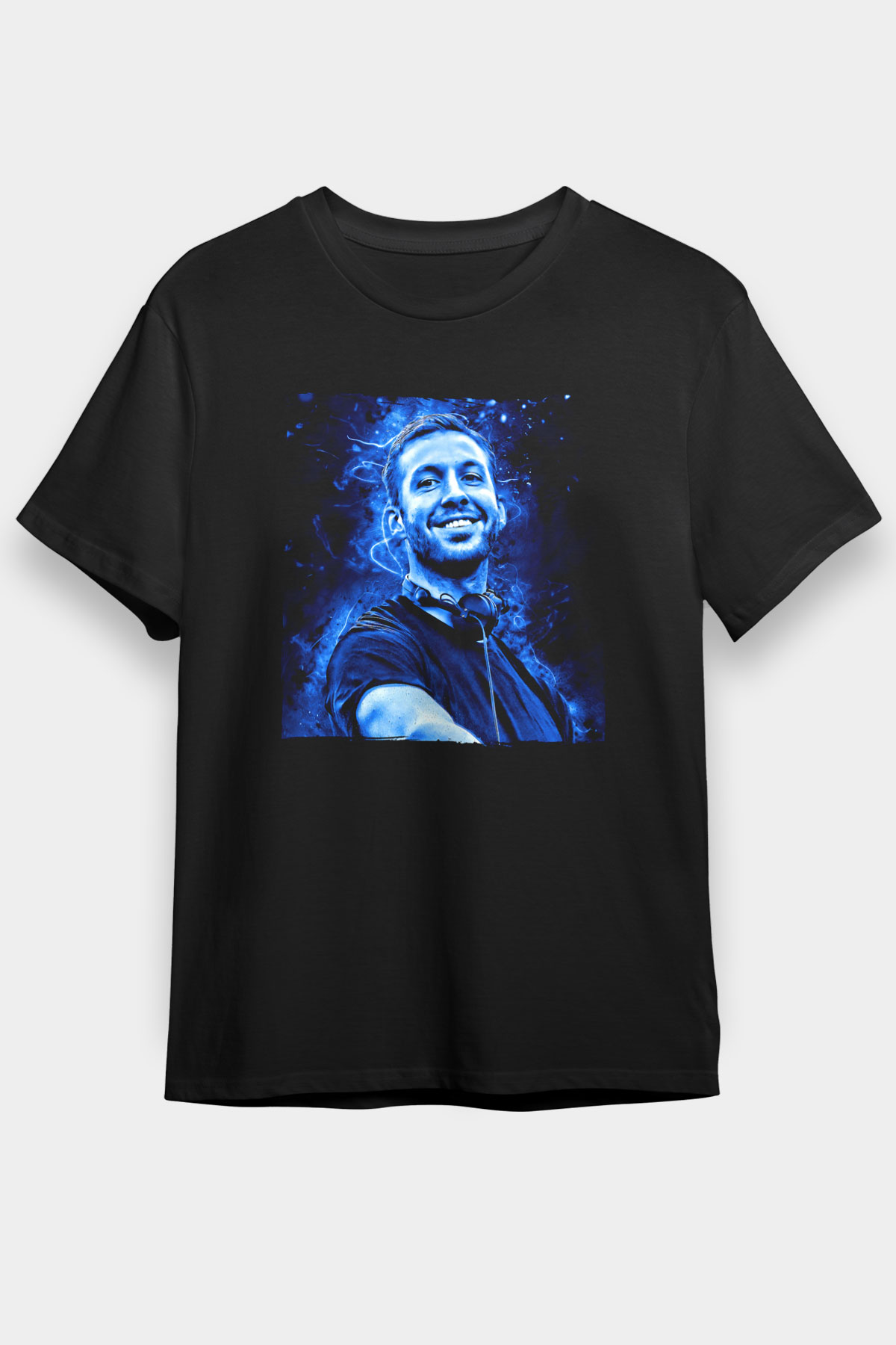 Calvin Harris Siyah Unisex Tişört T-Shirt - TişörtFabrikası