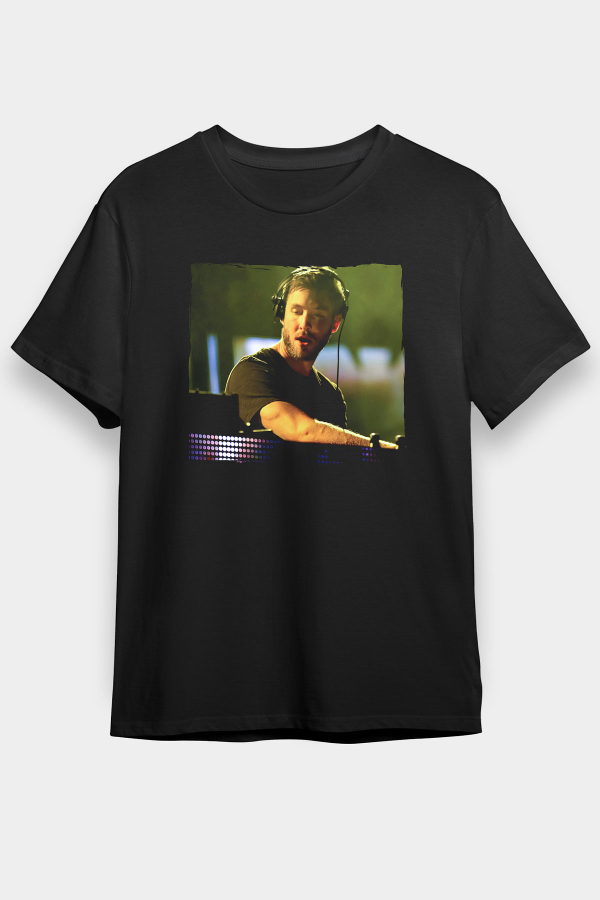 Calvin Harris Siyah Unisex Tişört T-Shirt - TişörtFabrikası