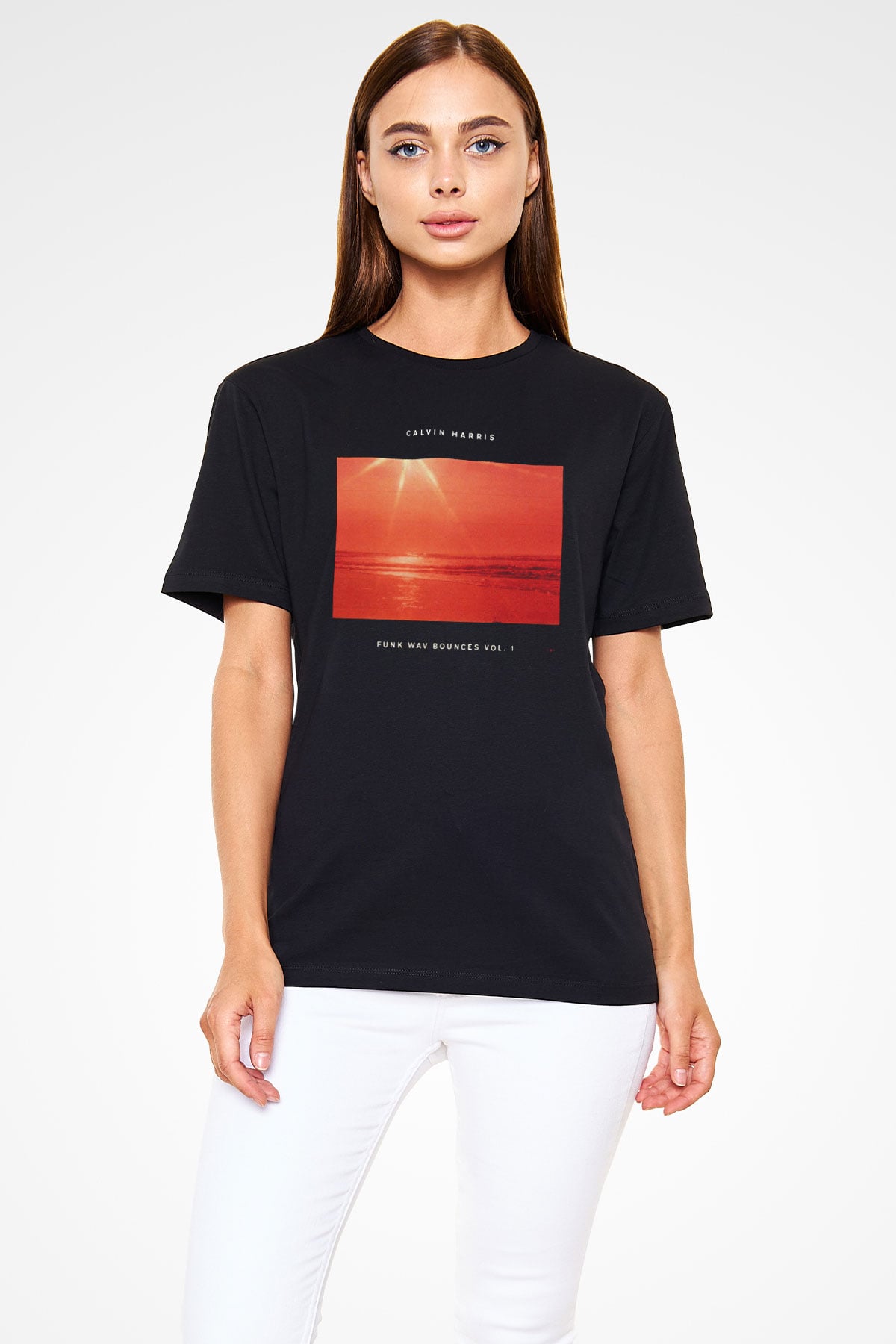 Calvin Harris Siyah Unisex Tişört T-Shirt - TişörtFabrikası
