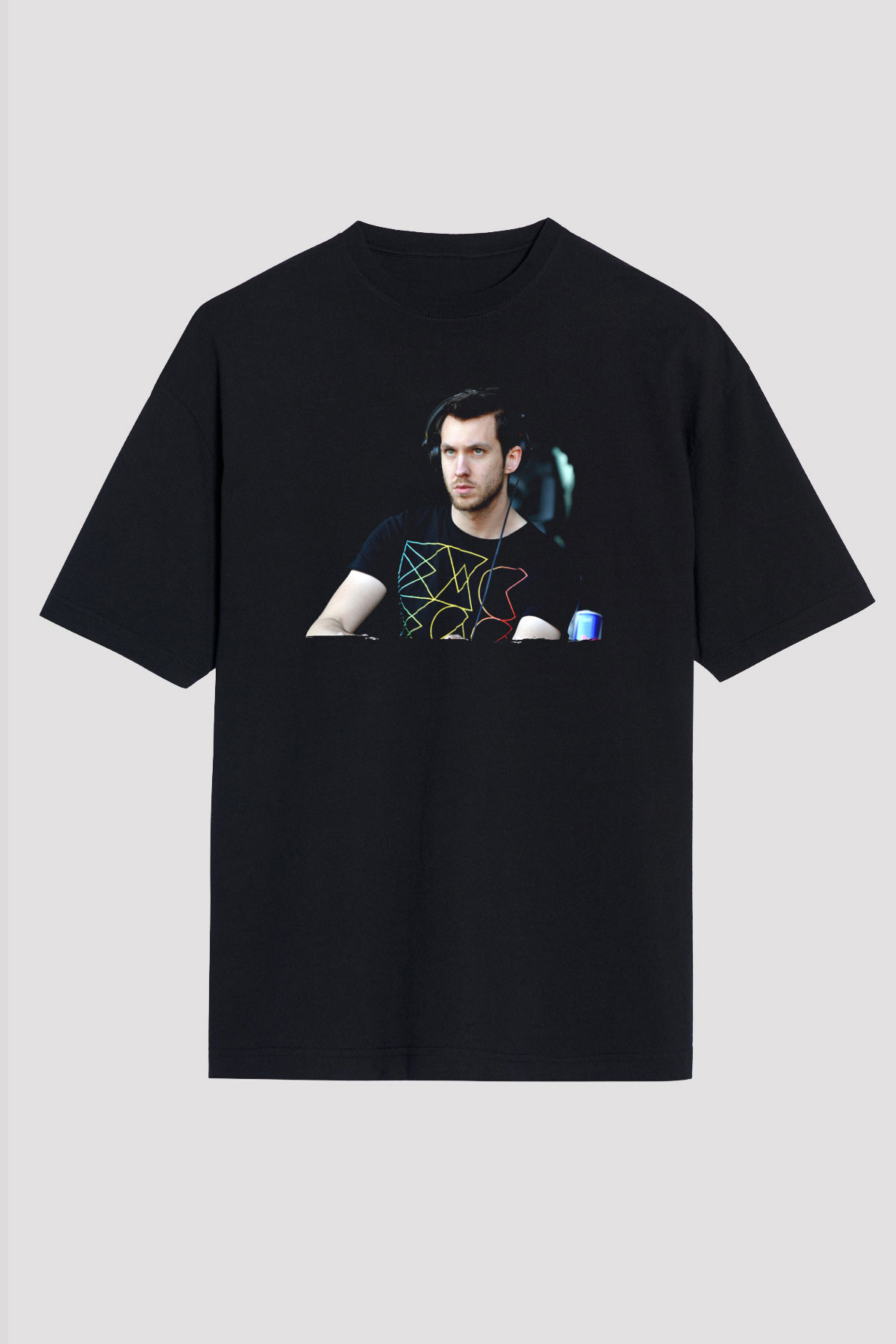 Calvin Harris Siyah Unisex Tişört T-Shirt - TişörtFabrikası