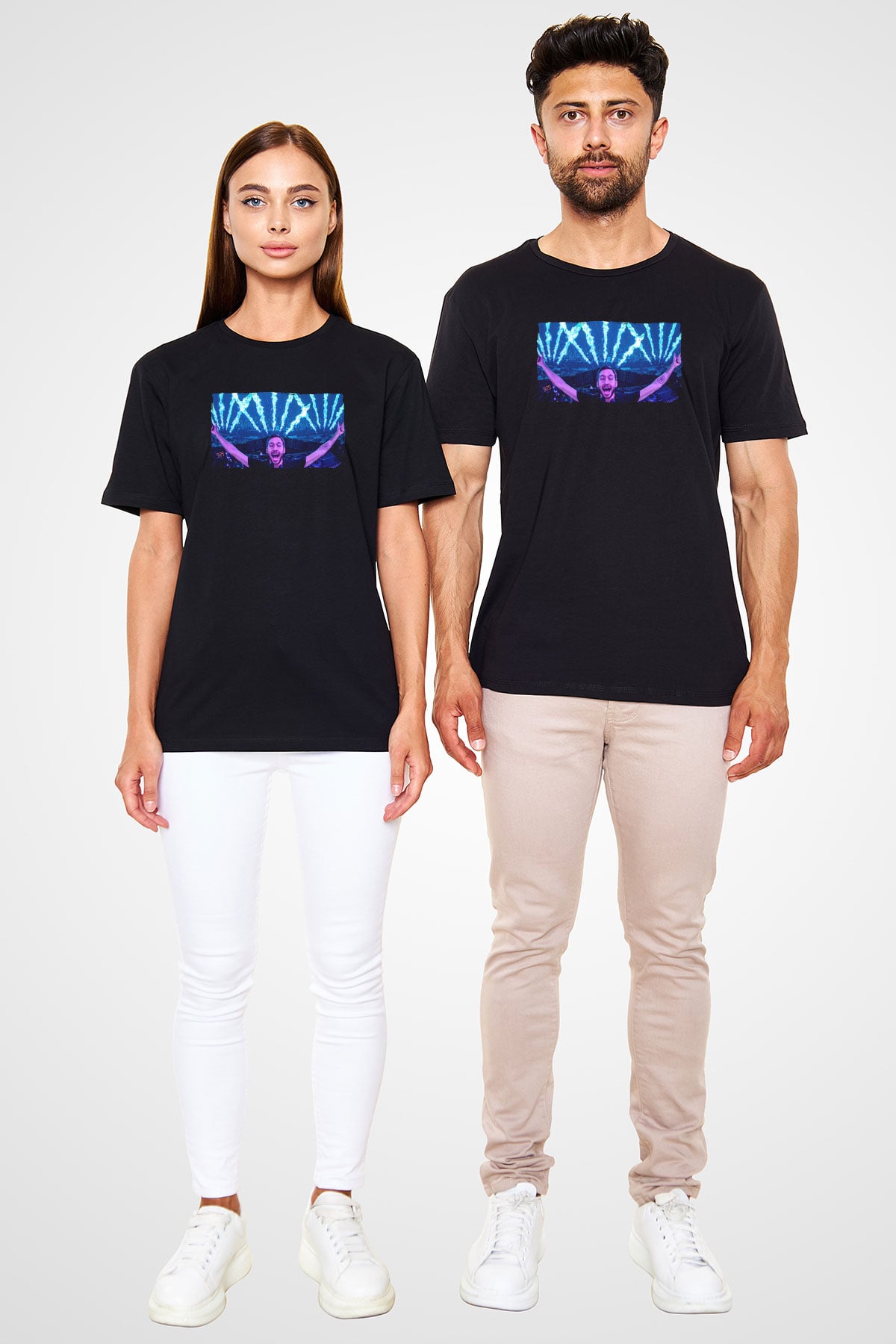 Calvin Harris Siyah Unisex Tişört T-Shirt - TişörtFabrikası