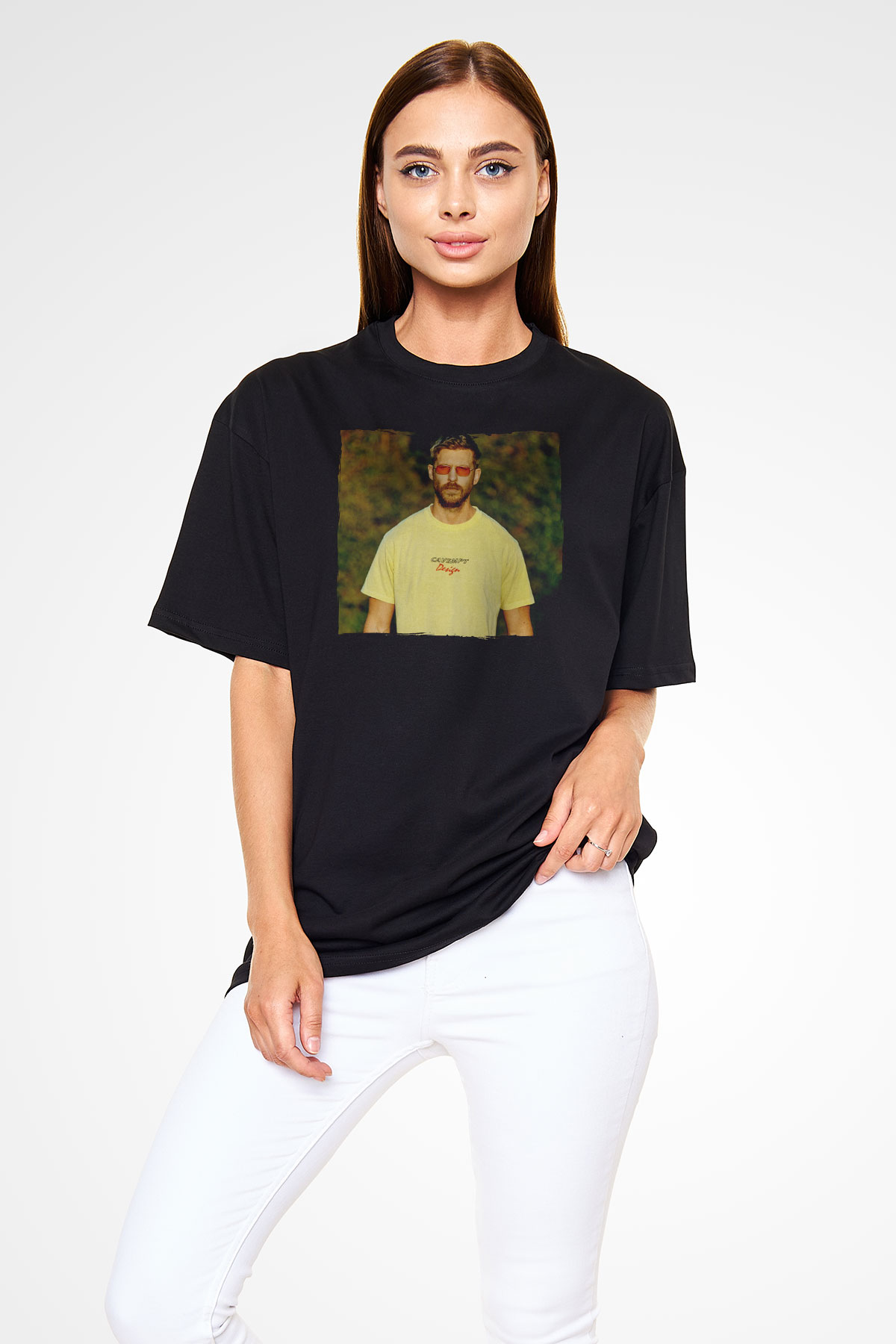 Calvin Harris Siyah Unisex Tişört T-Shirt - TişörtFabrikası