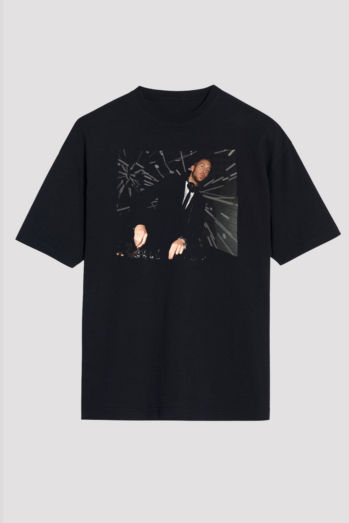 Calvin Harris Siyah Unisex Tişört T-Shirt - TişörtFabrikası