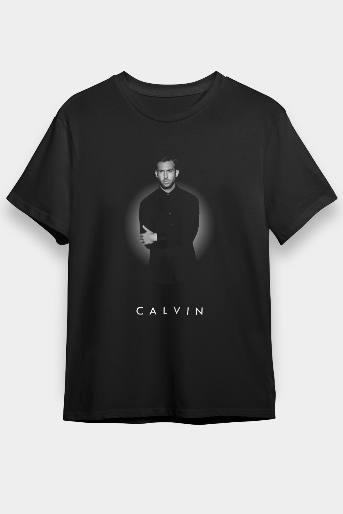 Calvin Harris Siyah Unisex Tişört T-Shirt - TişörtFabrikası