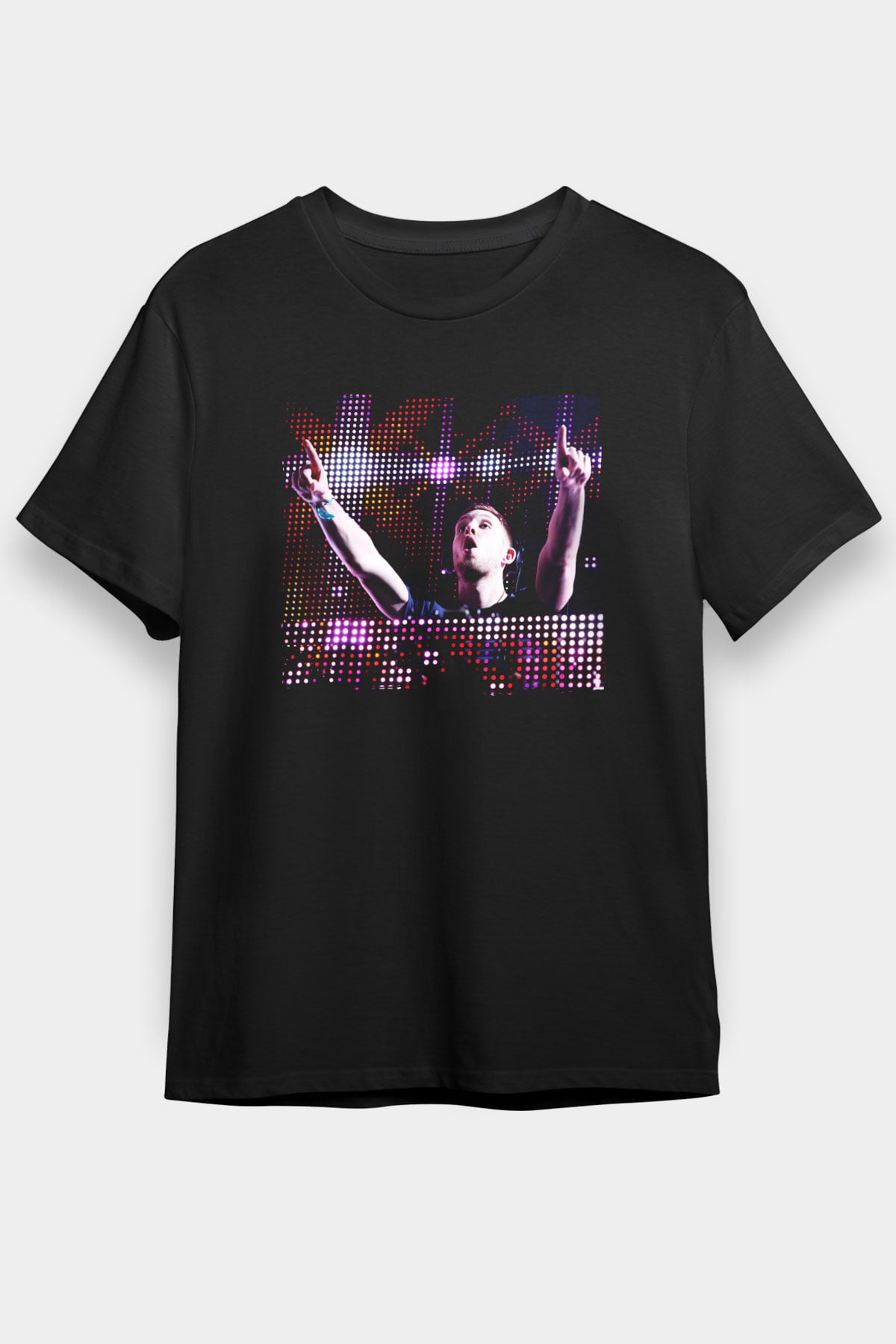 Calvin Harris Siyah Unisex Tişört T-Shirt - TişörtFabrikası
