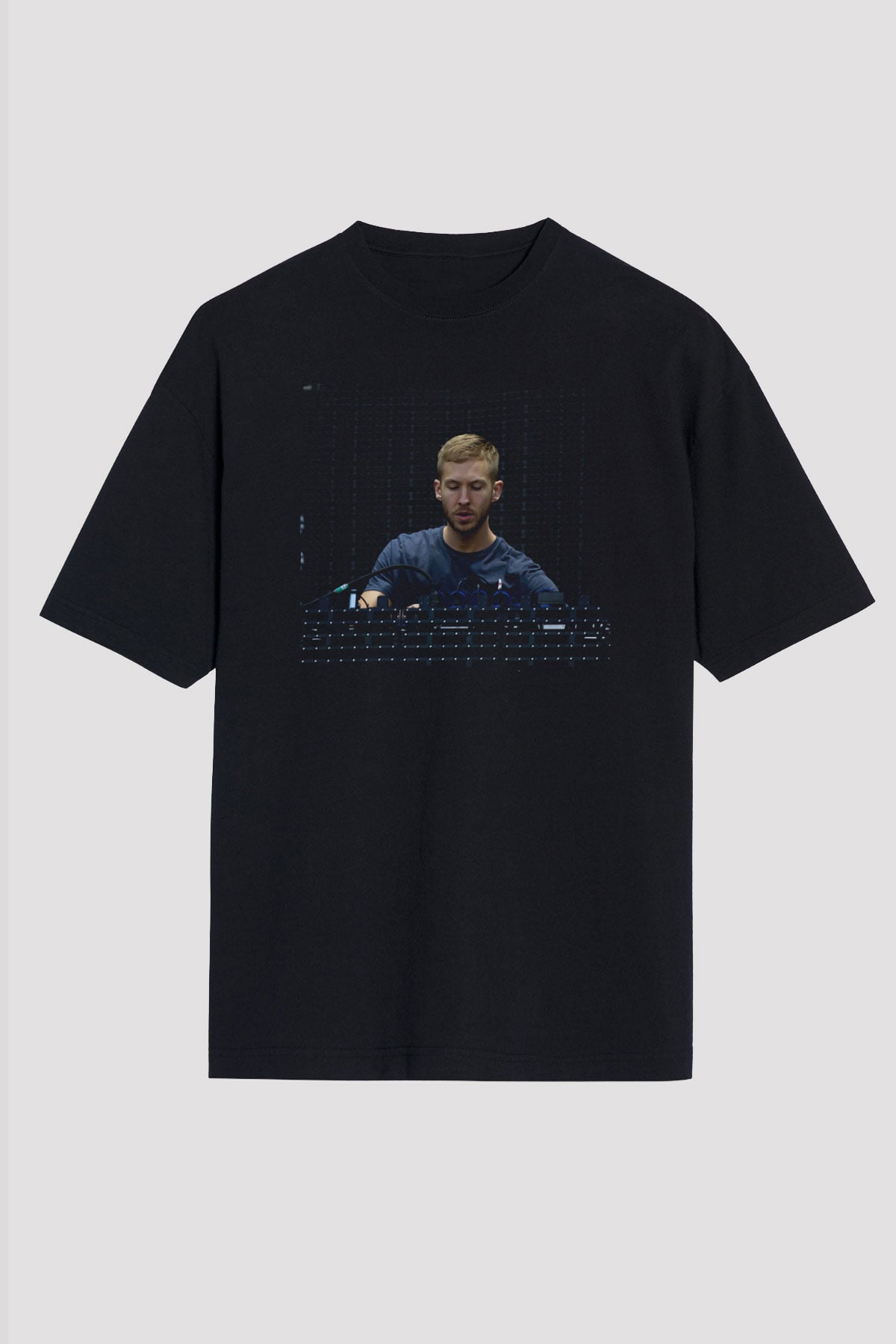 Calvin Harris Siyah Unisex Tişört T-Shirt - TişörtFabrikası