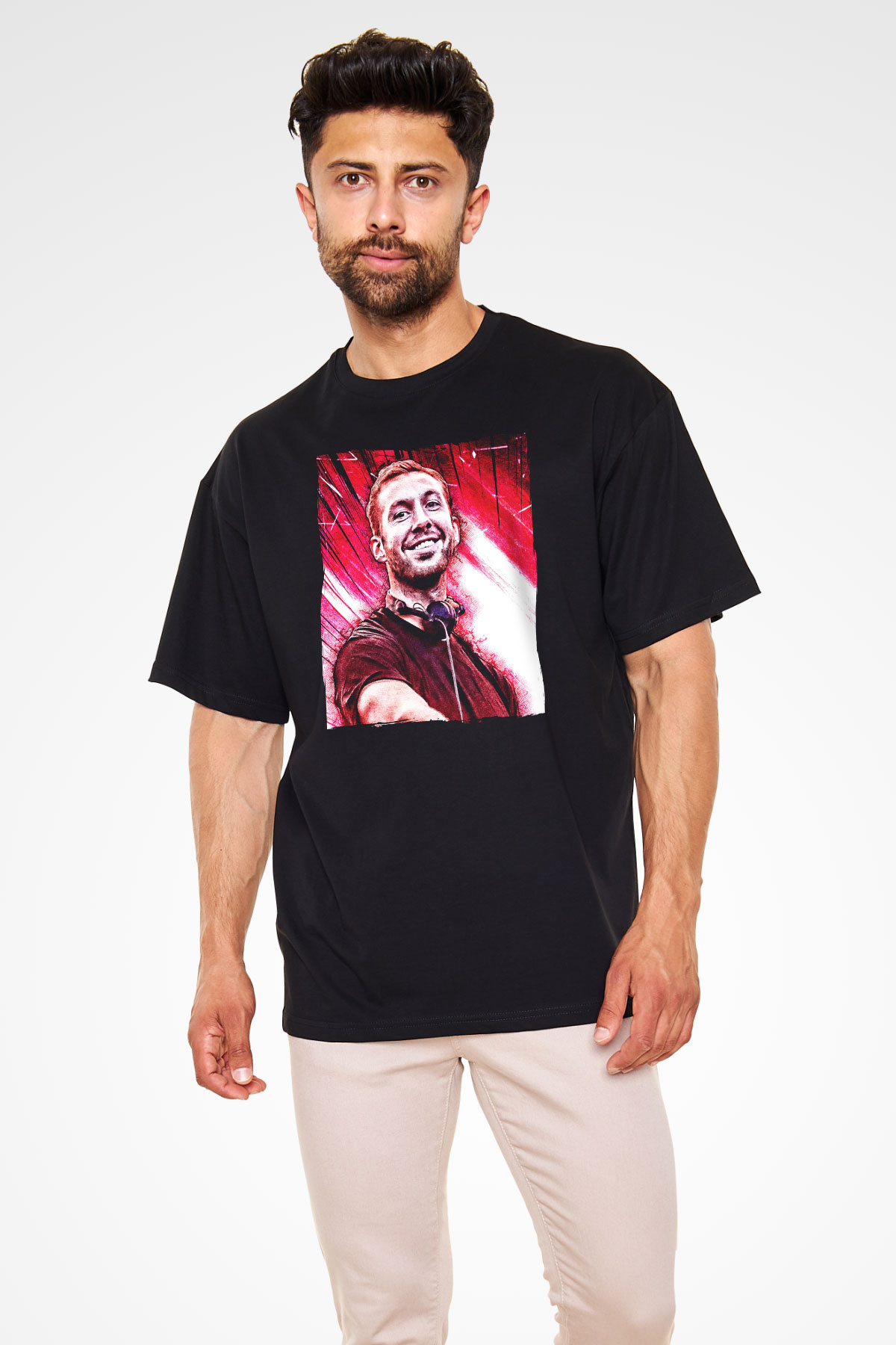 Calvin Harris Siyah Unisex Tişört T-Shirt - TişörtFabrikası
