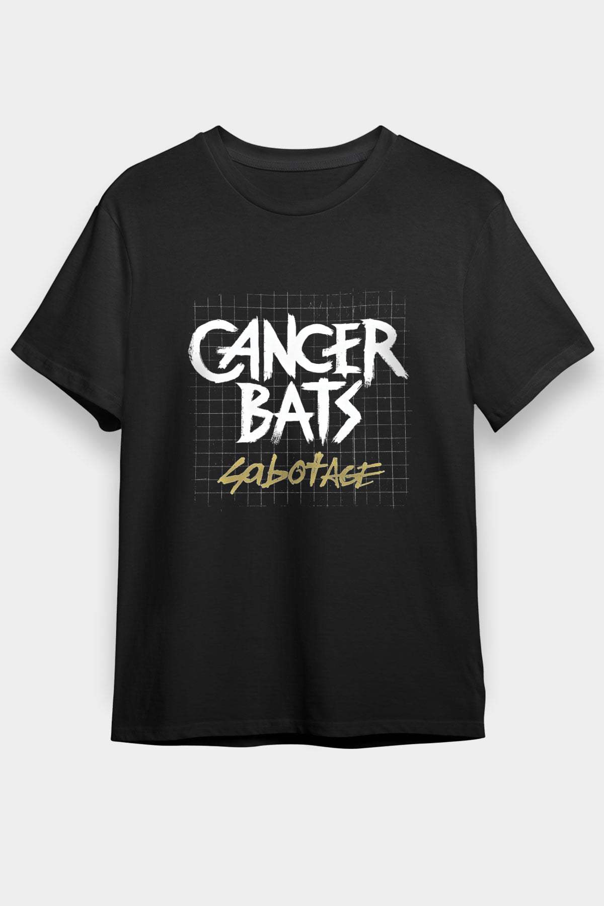 Cancer Bats Baskılı Unisex Siyah Tişört